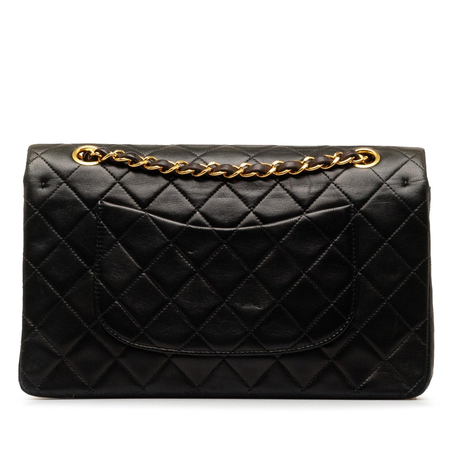 Chanel Medium Classic Lambskin Double Flap (SHG-IHTqBT)