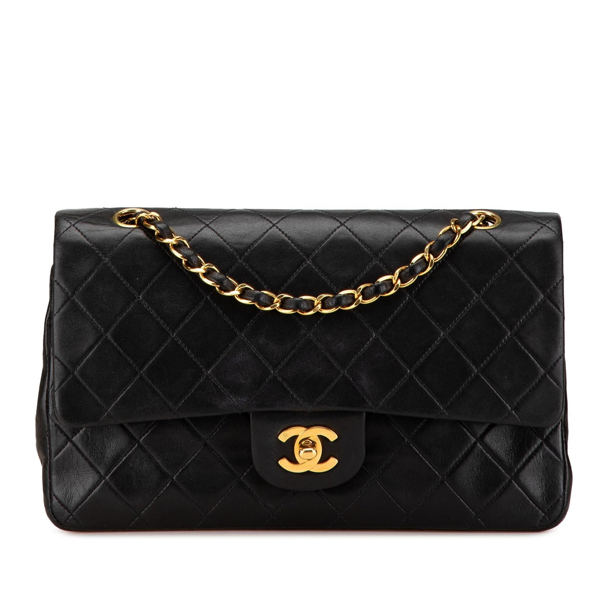 Chanel Medium Classic Lambskin Double Flap (SHG-Fx4UK8)