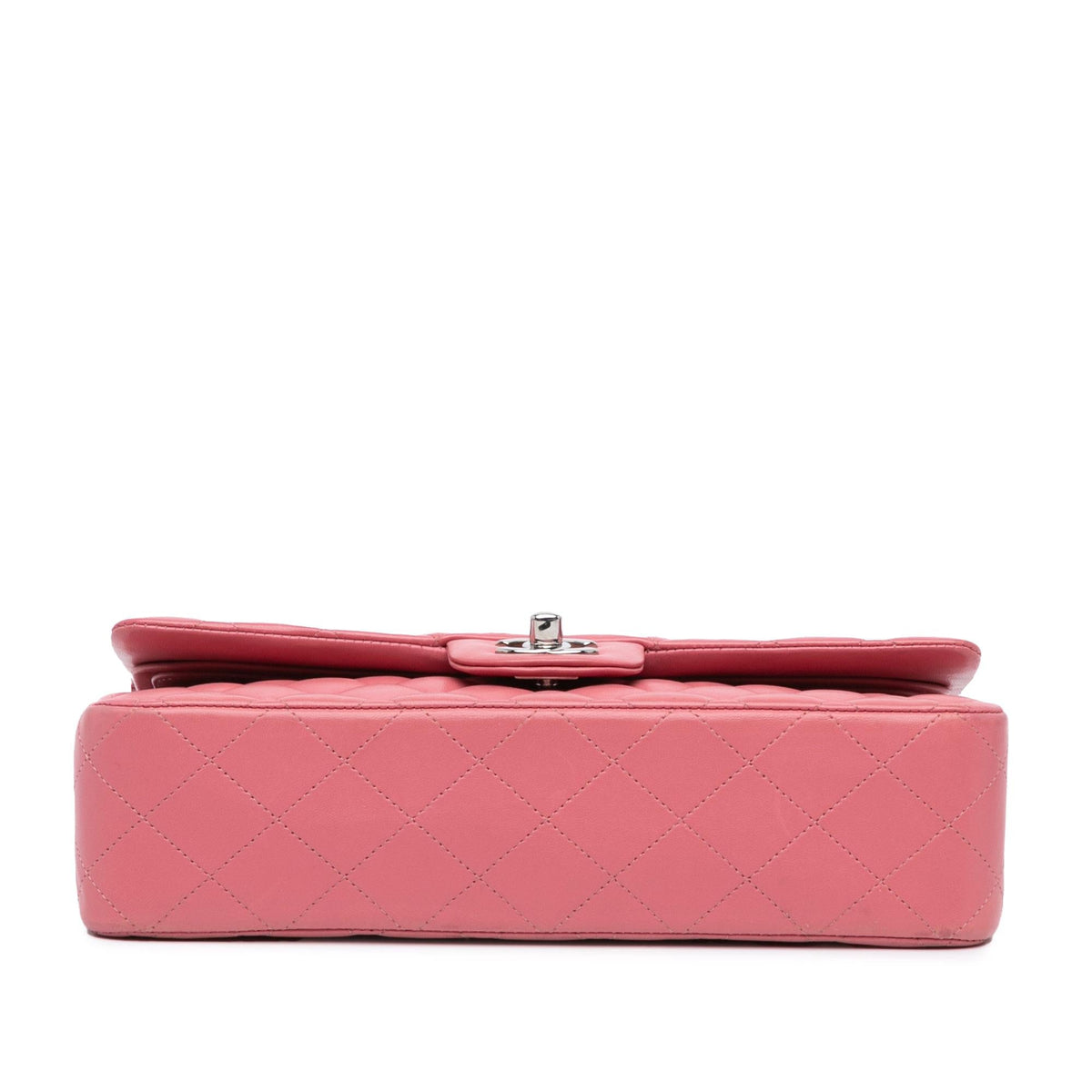Chanel Medium Classic Lambskin Double Flap (SHG-lwJYDO)