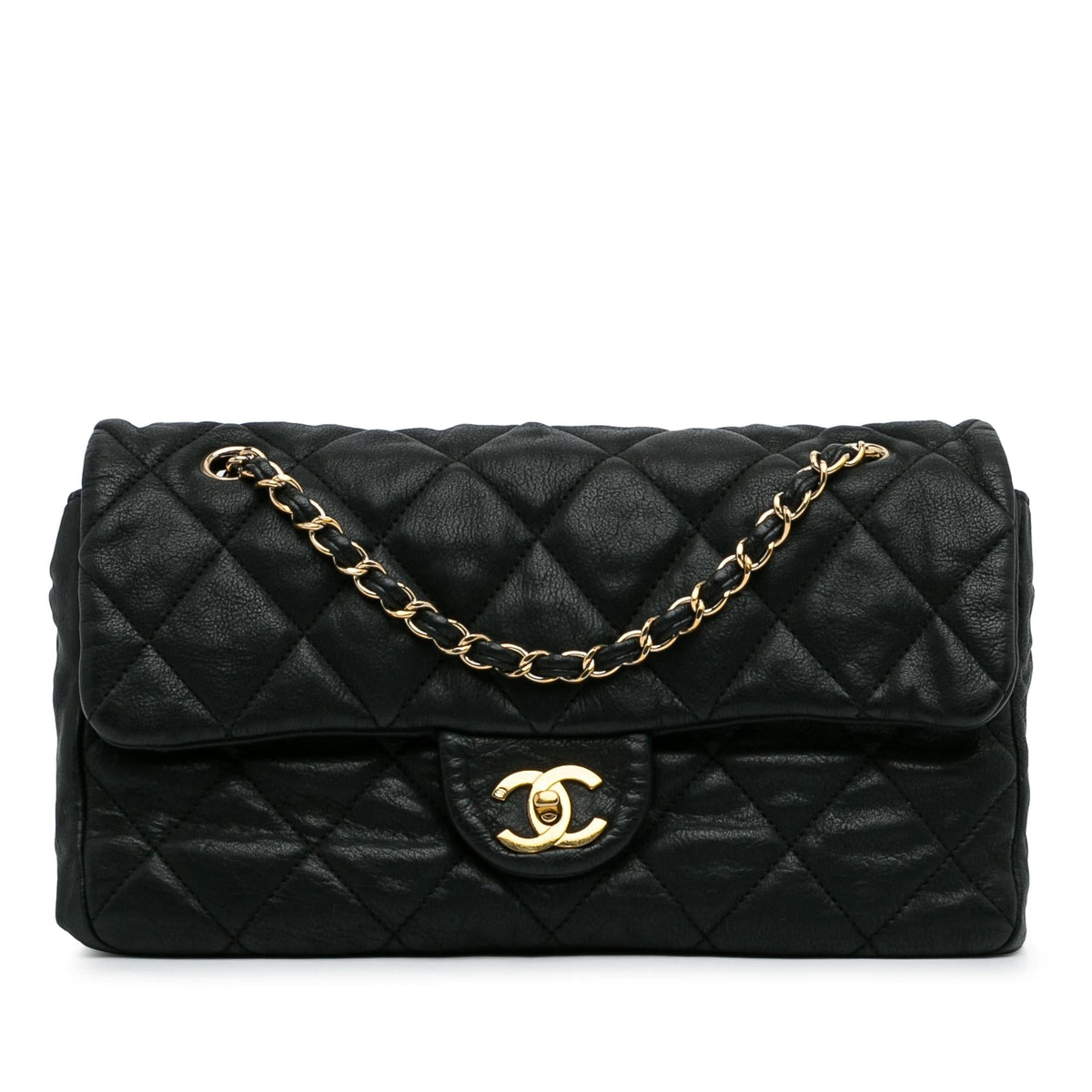 Chanel Medium Classic Lambskin Single Flap (SHG-OBN1xh)