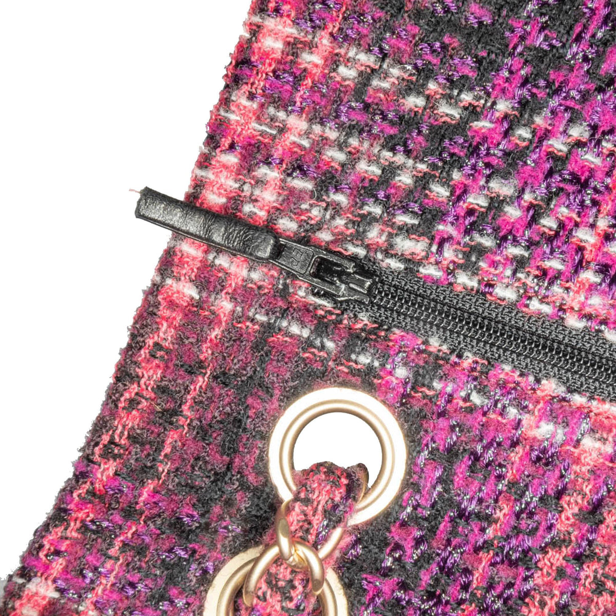 Chanel Medium Classic Tweed Double Flap (SHG-COj9Tf)