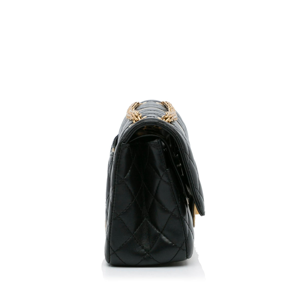 Chanel Medium Croc Embossed Lambskin 2.55 Reissue Double Flap Bag (SHG-WsMkpm)
