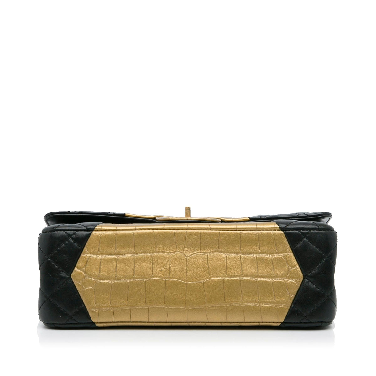Chanel Medium Croc Embossed Lambskin 2.55 Reissue Double Flap Bag (SHG-WsMkpm)
