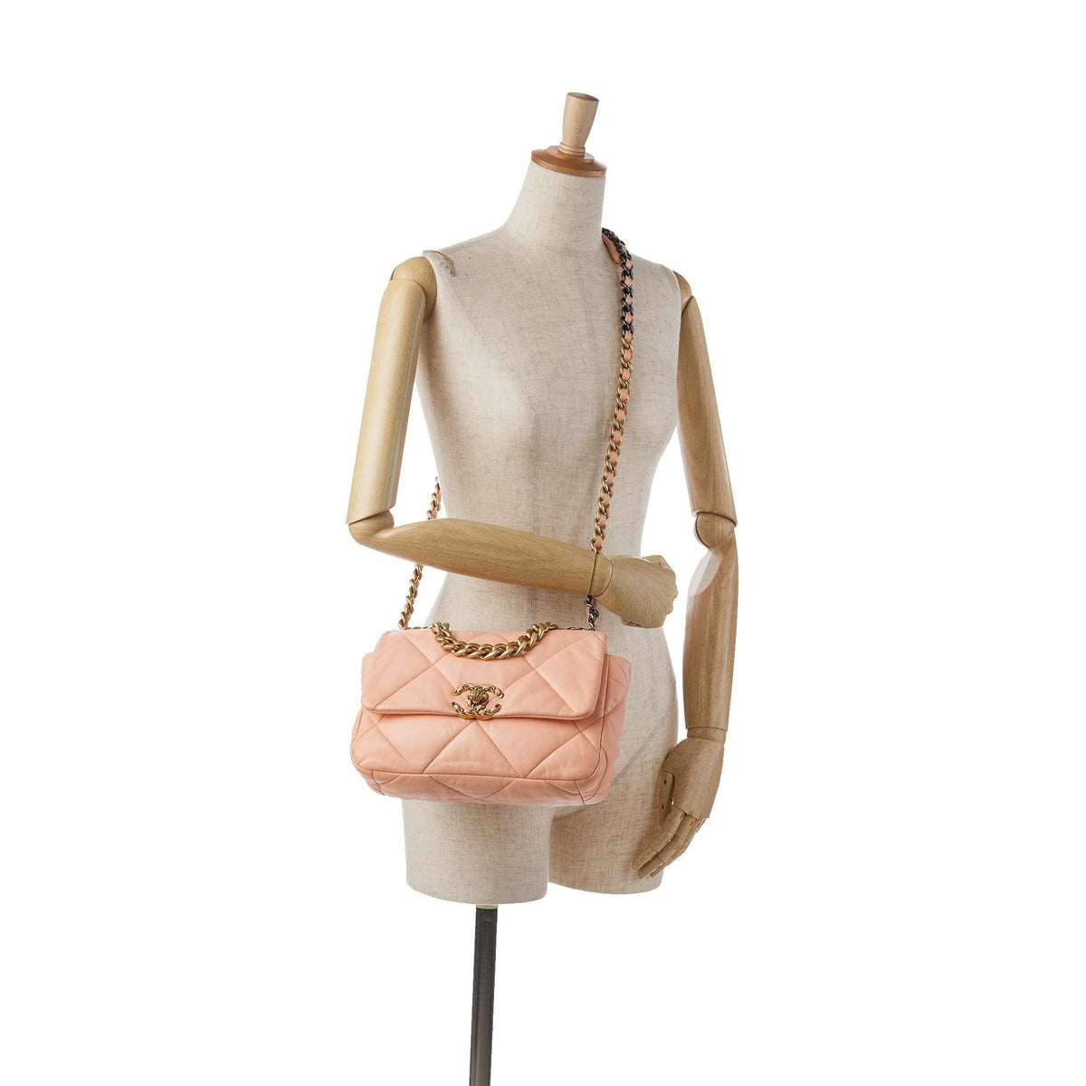 Chanel Medium Lambskin 19 Flap (SHG-WwoWUd)