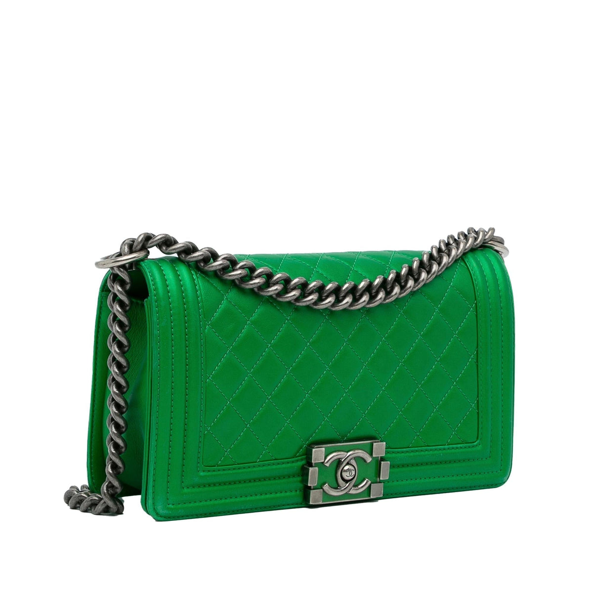 Chanel Medium Lambskin Boy Flap Bag