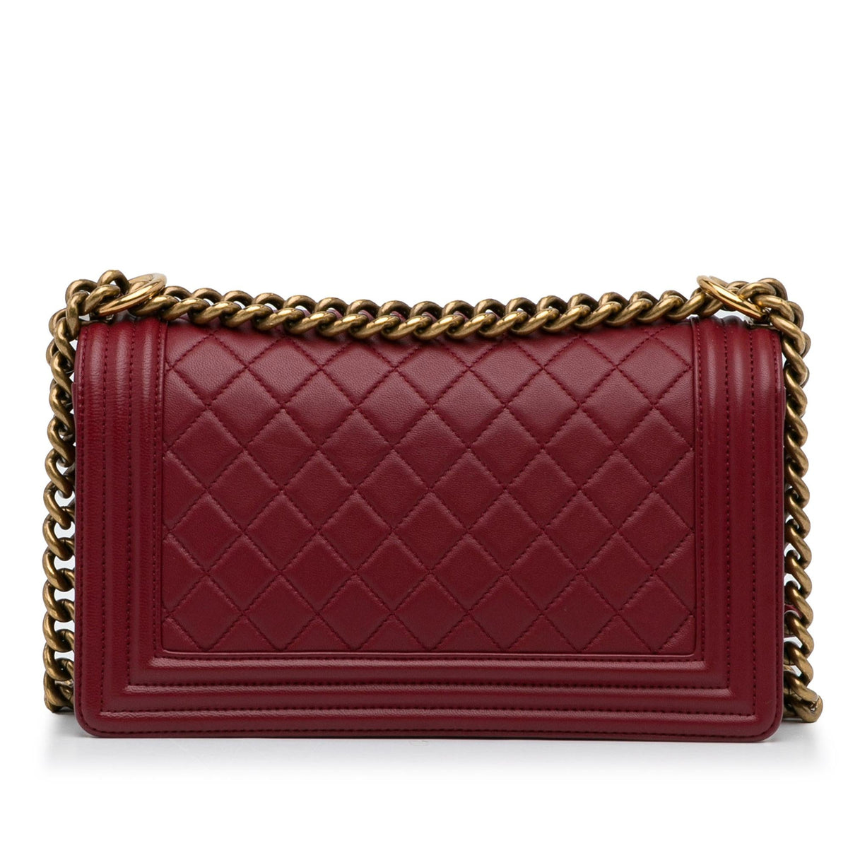 Chanel Medium Lambskin Boy Flap Bag (SHG-FIM8qt)