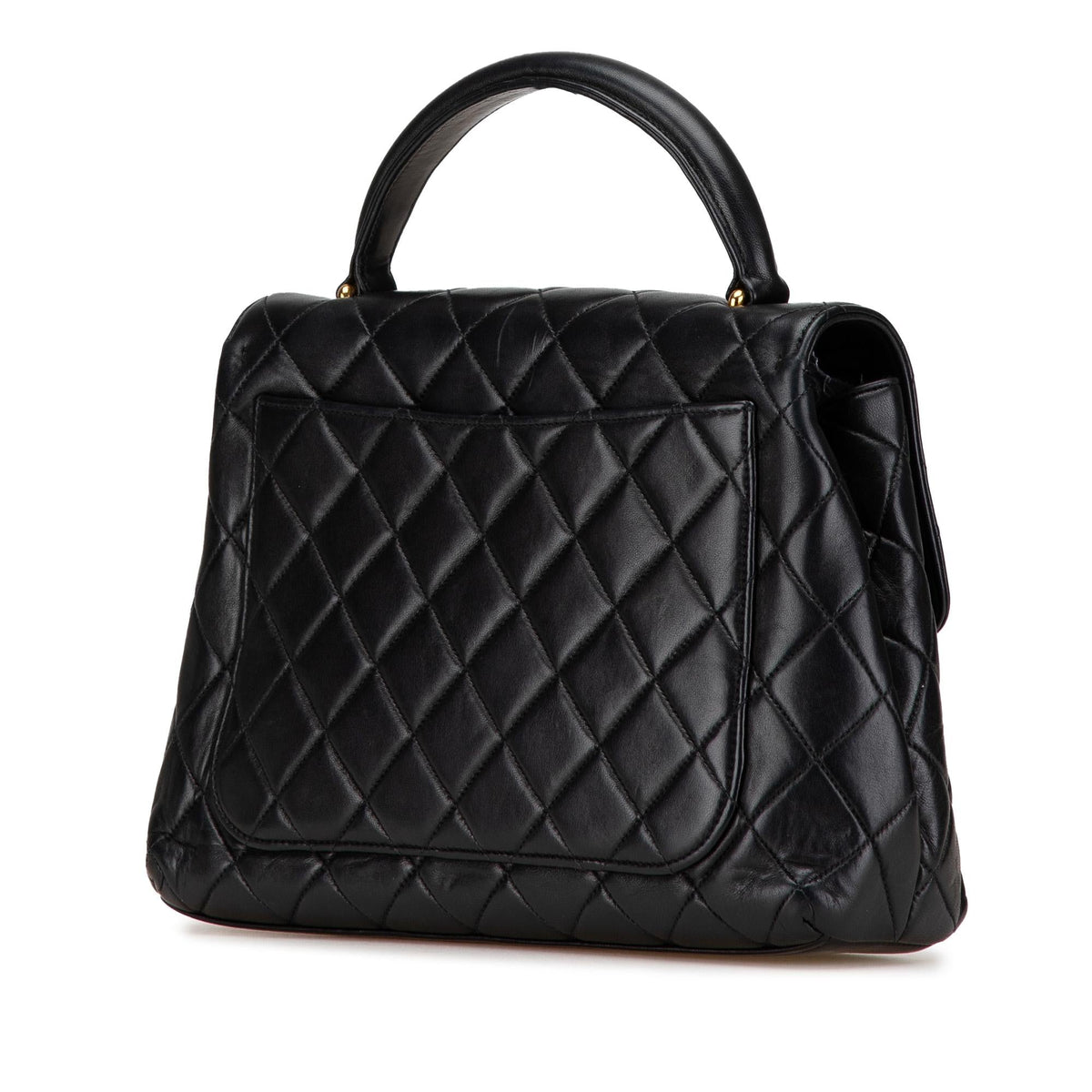Chanel Medium Lambskin Kelly Top Handle Bag (SHG-5hh0BV)