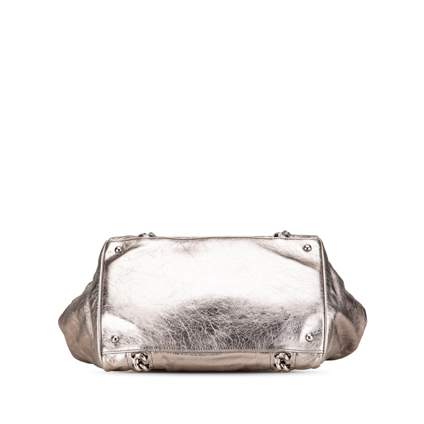 Chanel Medium Metallic Calfskin Modern Chain Tote (SHG-ZlIanC)
