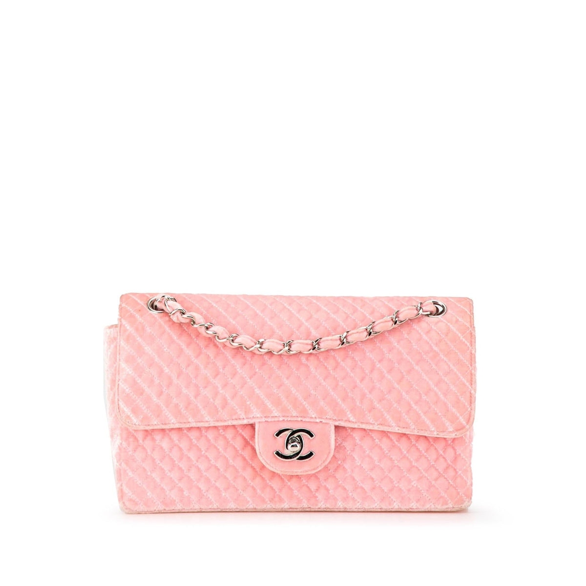 Chanel Medium Micro Quilted Velvet CC Flap (SHG-rxQwA0)