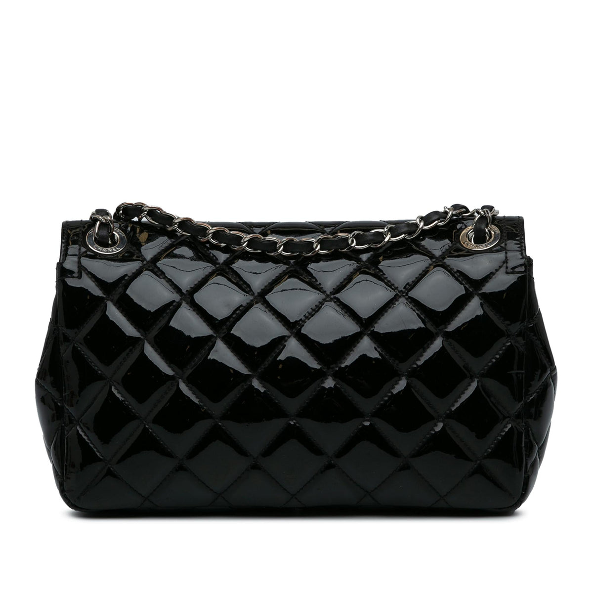 Chanel Medium Patent Coco Shine Flap (SHG-jeEdZZ)