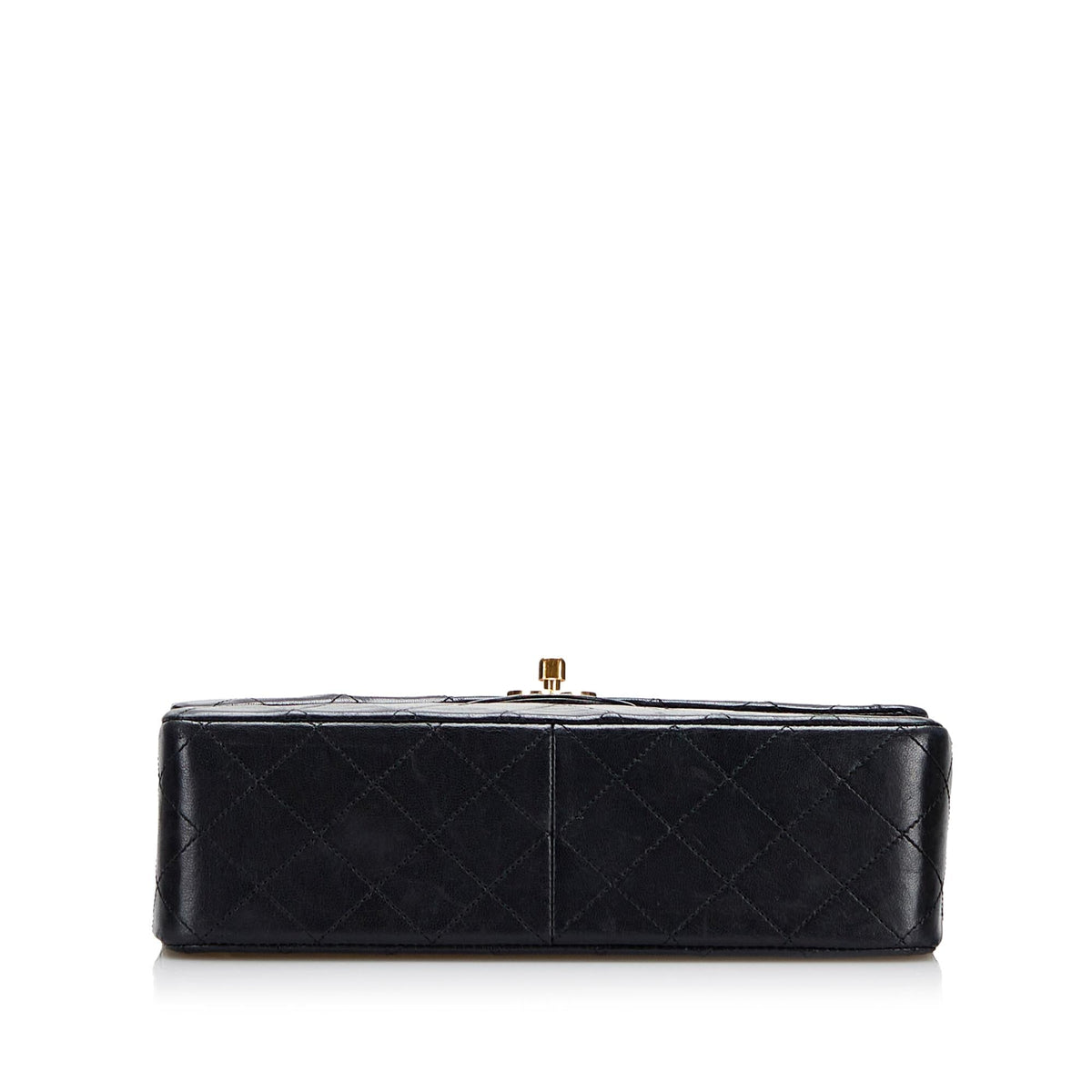 Chanel Medium Tall Classic Lambskin Double Flap (SHG-aagHOq)