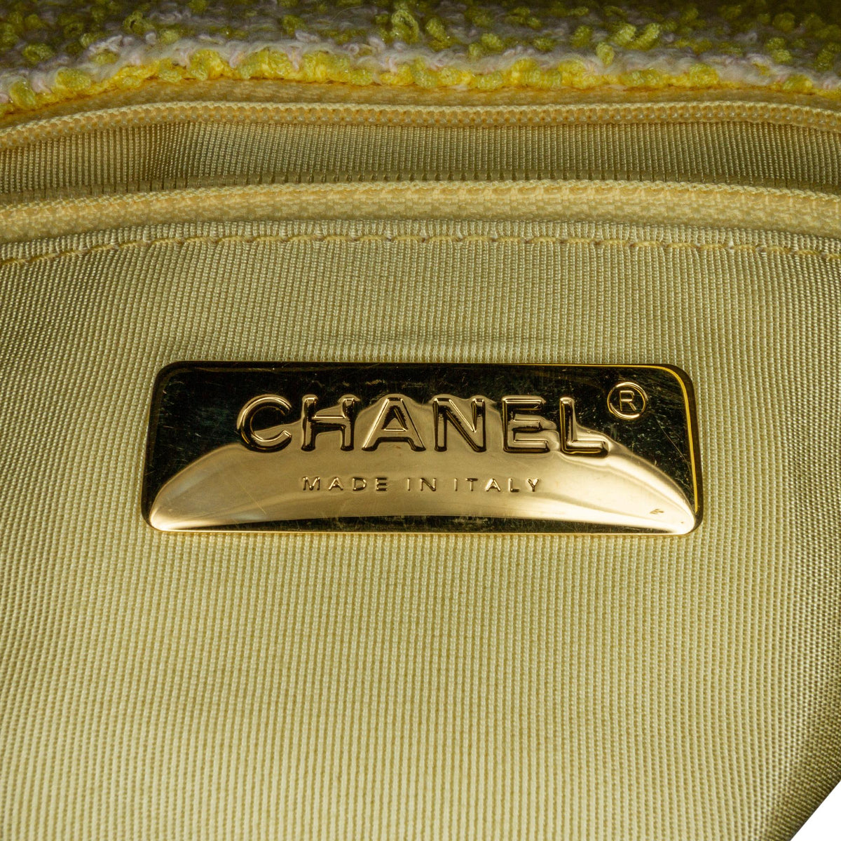 Chanel Medium Tweed 19 Flap (SHG-MtdIAp)