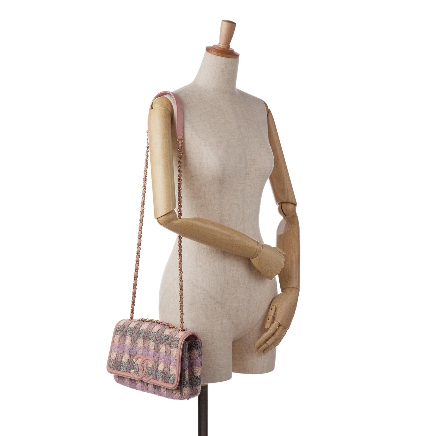 Chanel Medium Tweed Filigree Flap