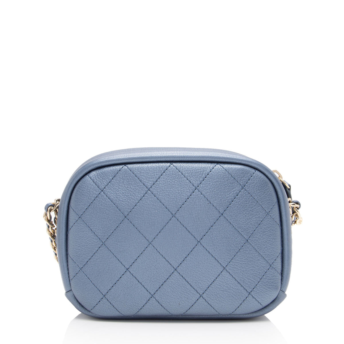 Chanel Metallic Goatskin Casual Trip Camera Bag (SHF-jQIRUc)