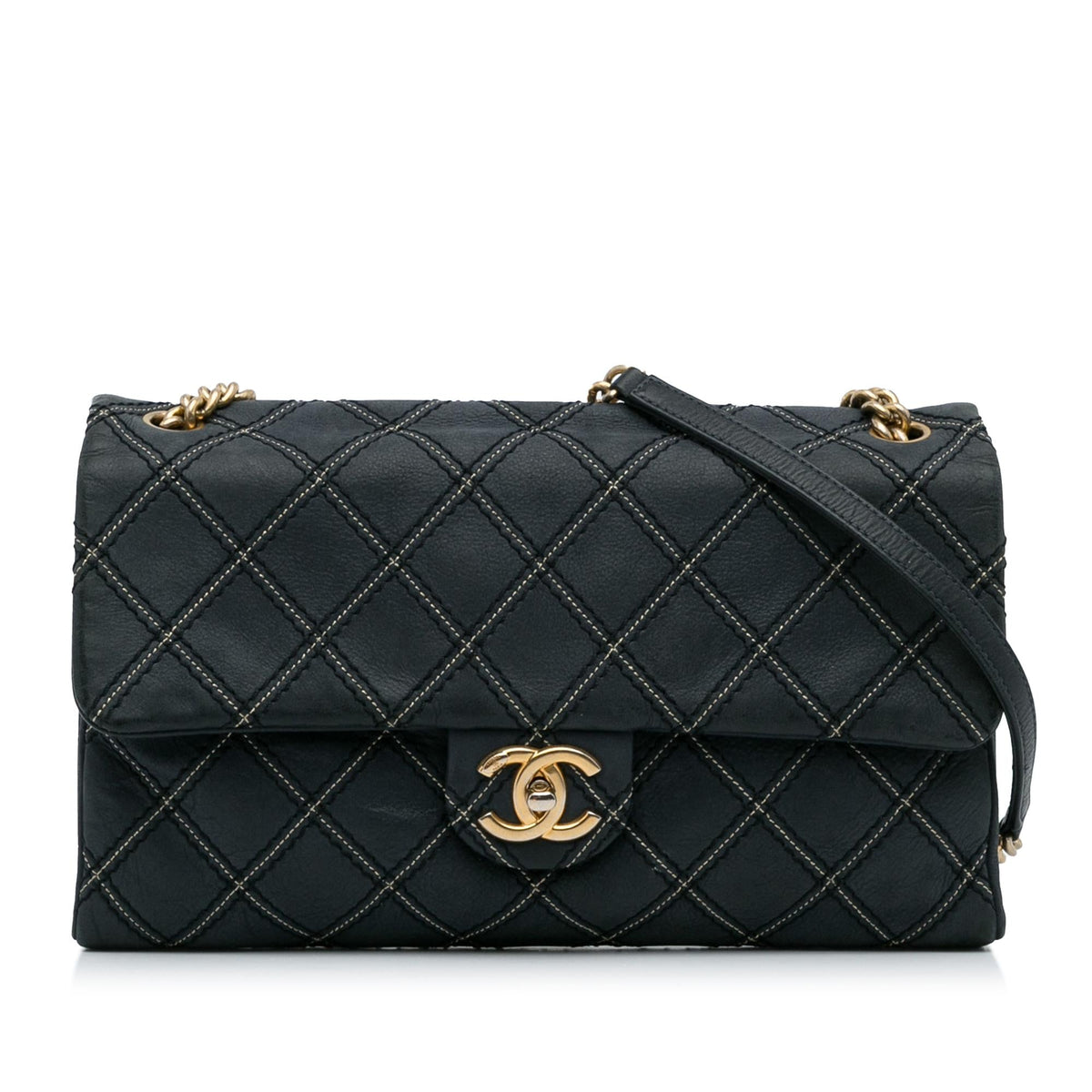 Chanel Metallic Stitch Flap (SHG-wBAD6E)