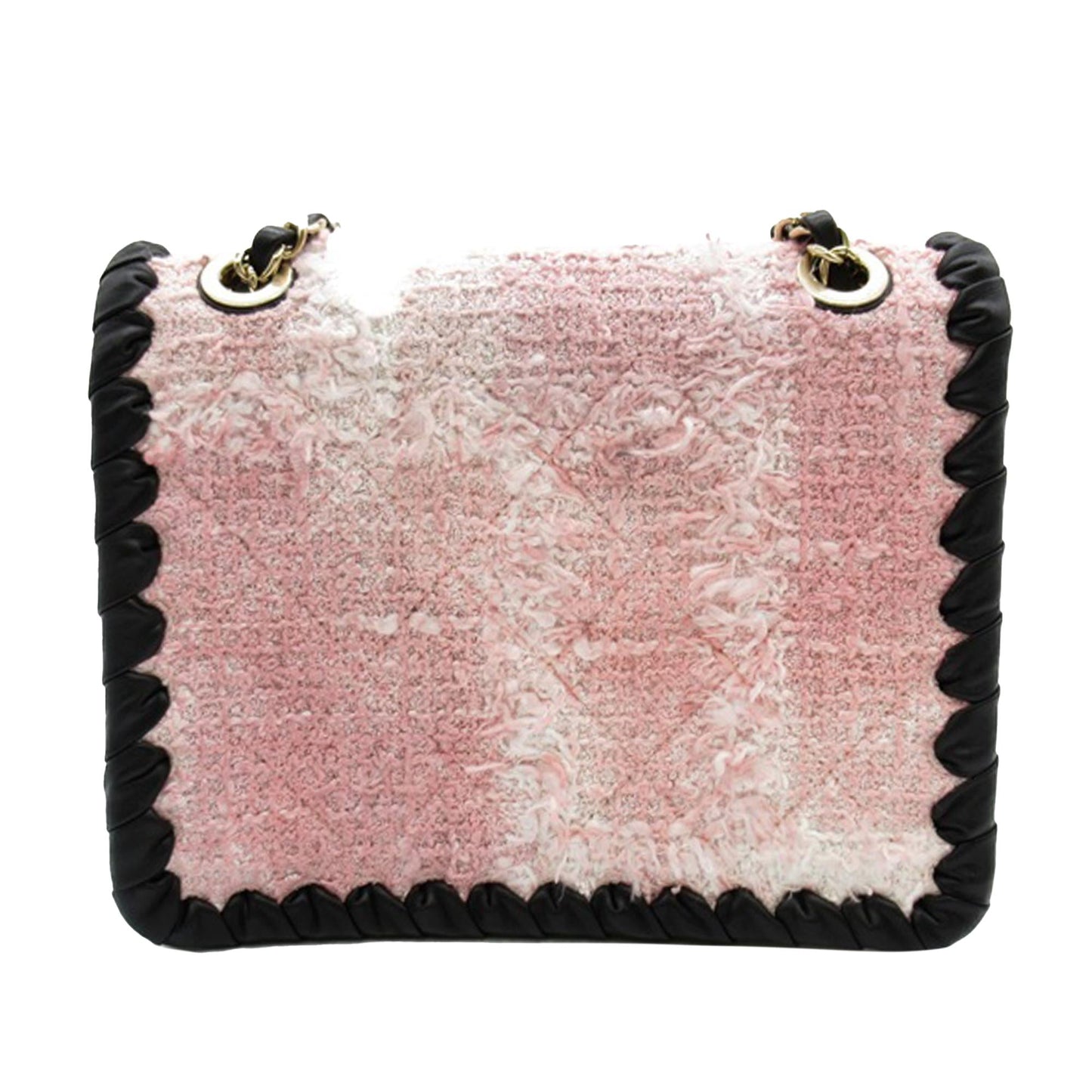 Chanel Mini Braided Classic Tweed Single Flap Bag