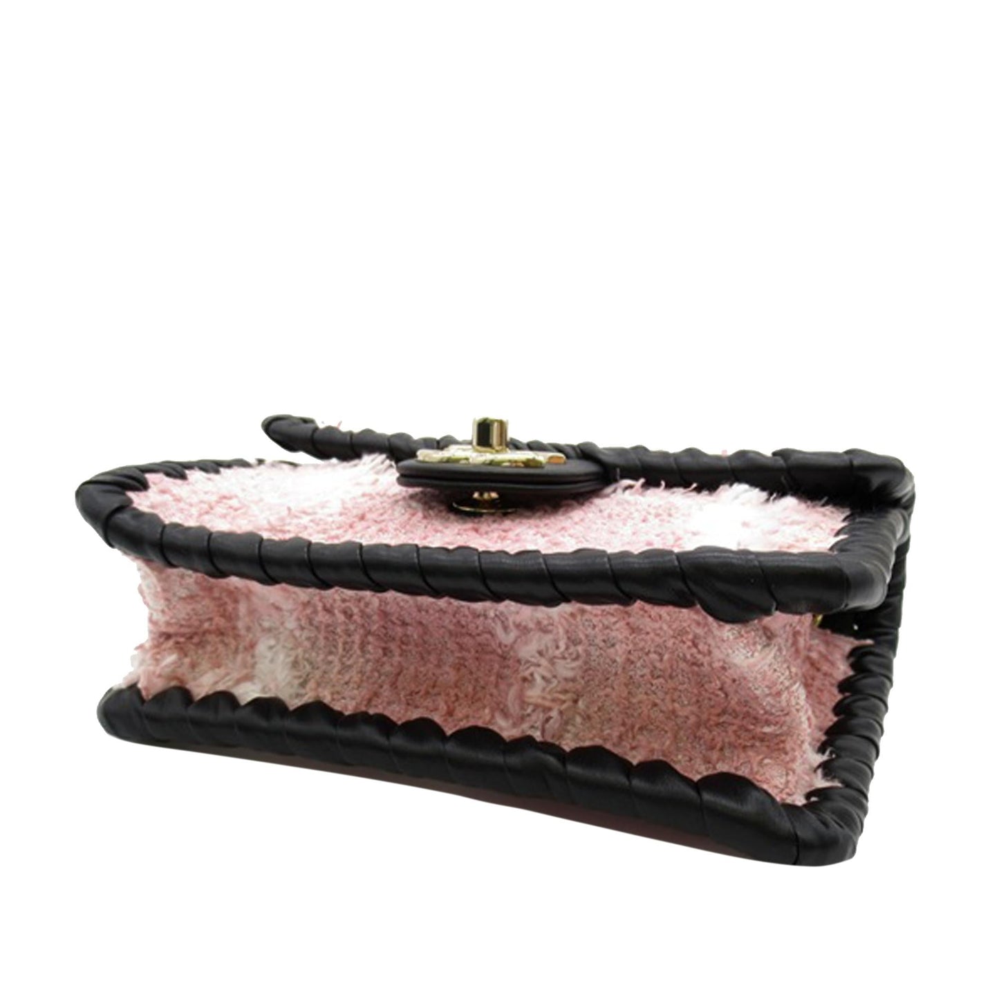 Chanel Mini Braided Classic Tweed Single Flap Bag