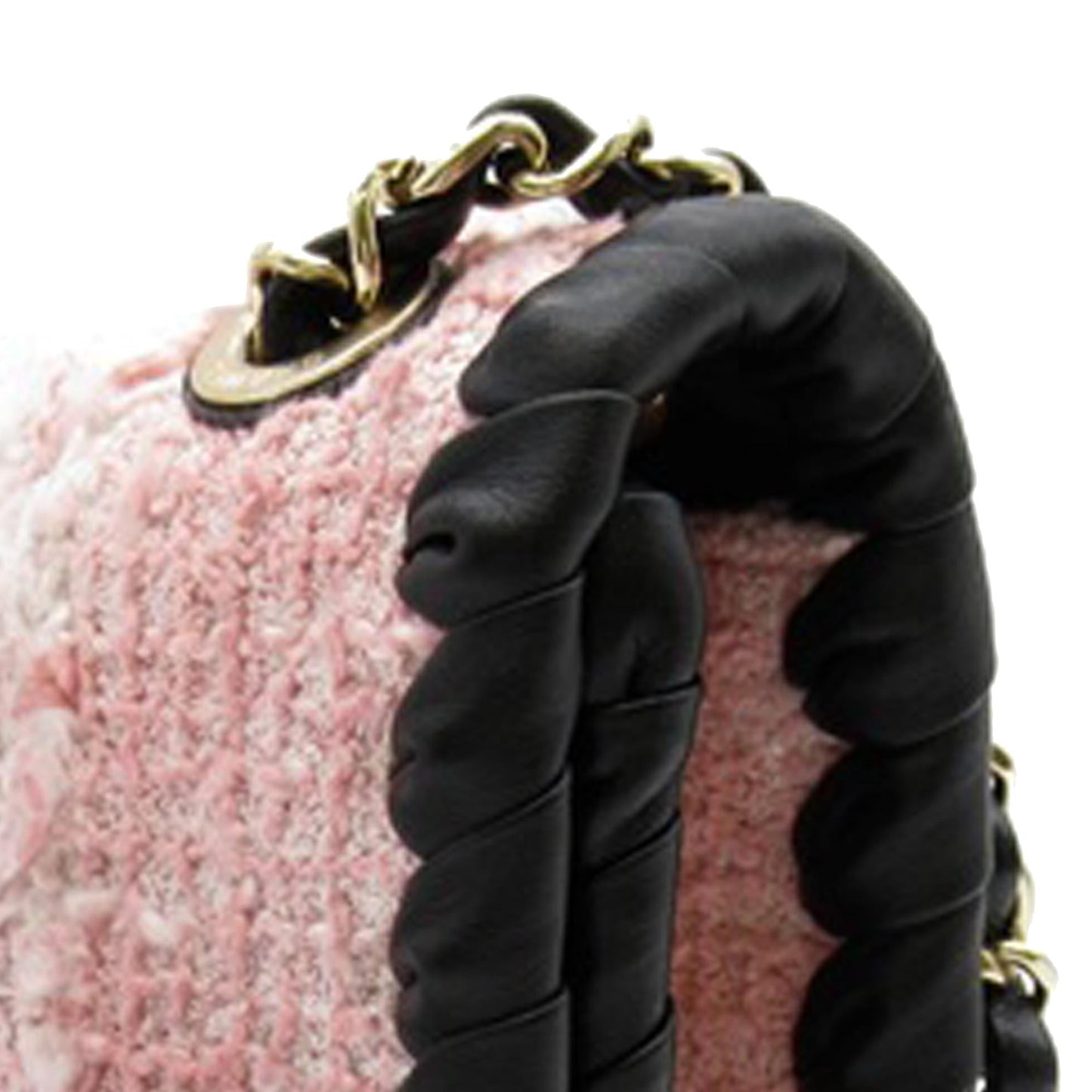Chanel Mini Braided Classic Tweed Single Flap Bag