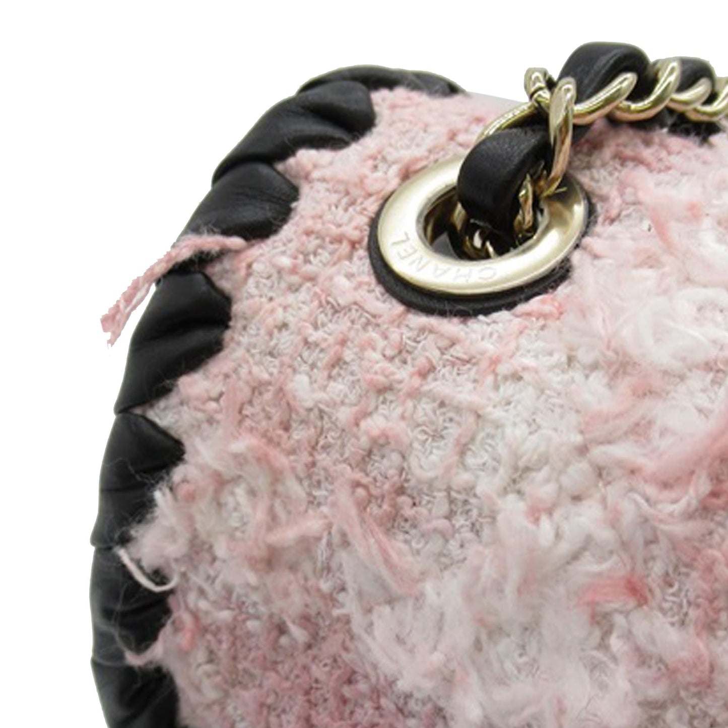 Chanel Mini Braided Classic Tweed Single Flap Bag