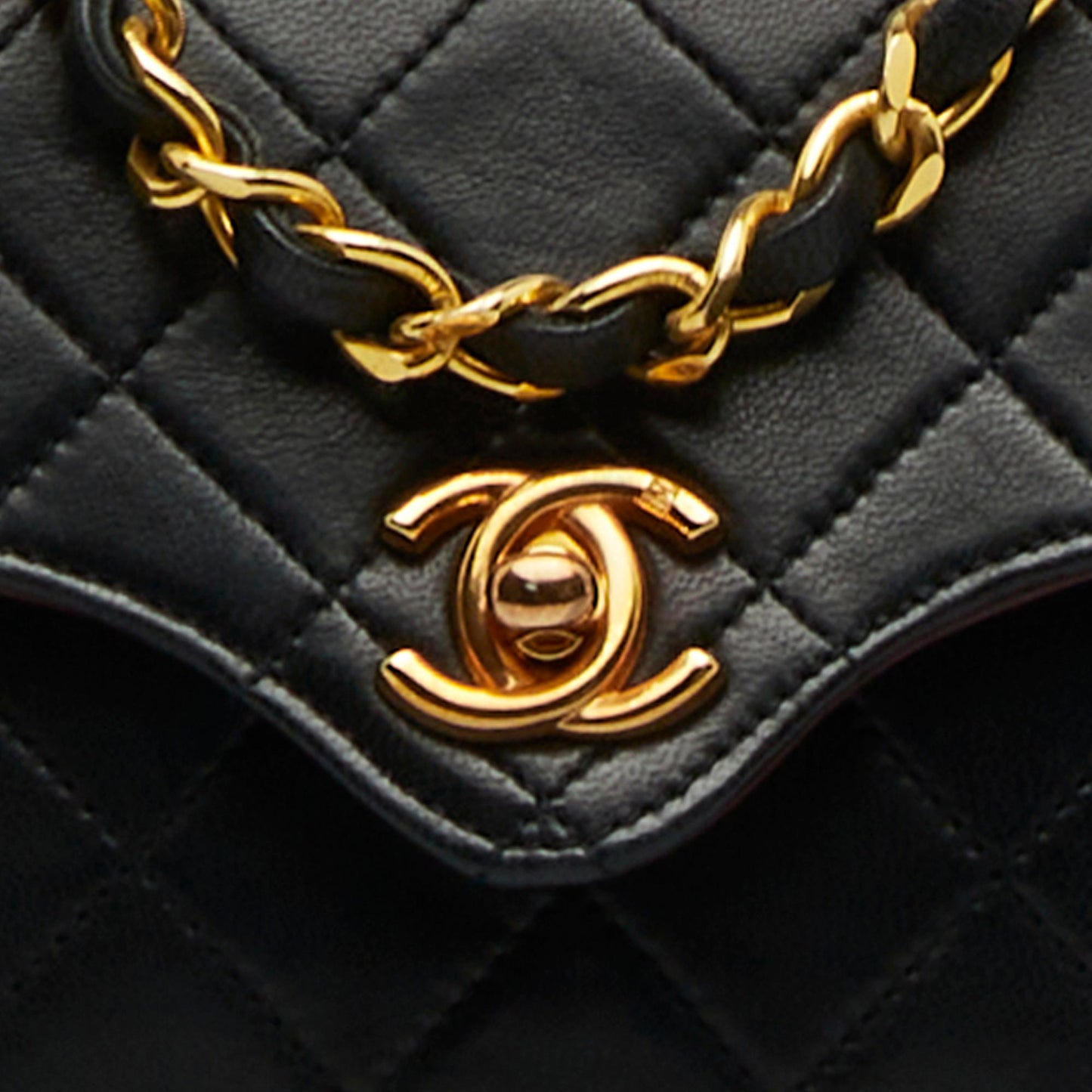 Chanel Mini CC Vintage Lambskin Flap
