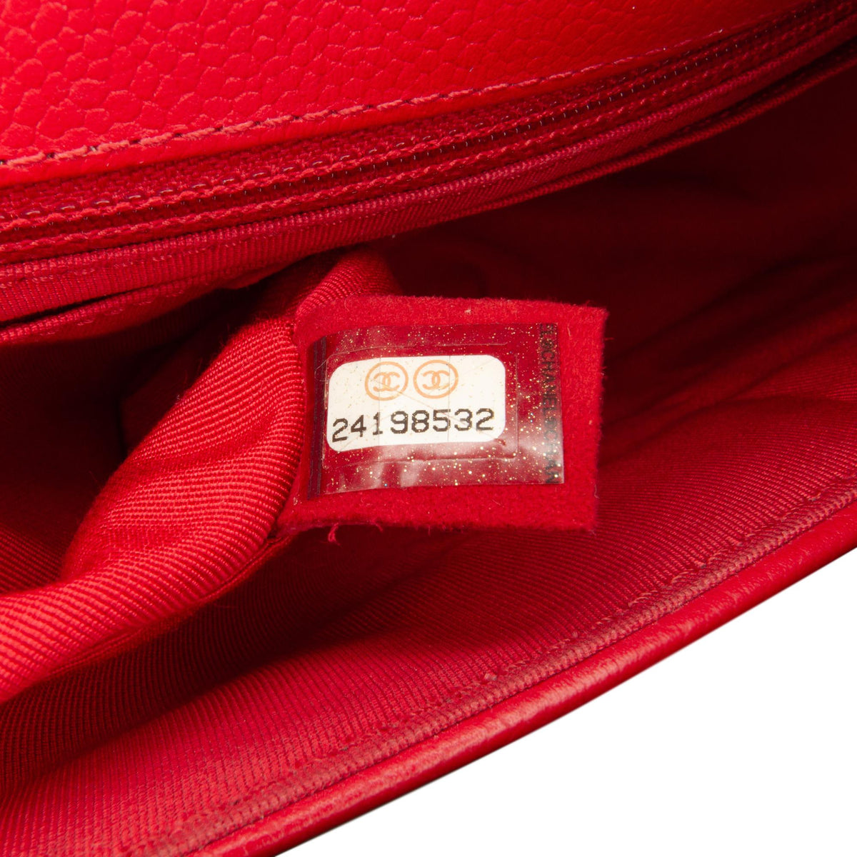 Chanel Mini Caviar Chevron Data Center Envelope Flap Bag (SHG-xIRjR6)