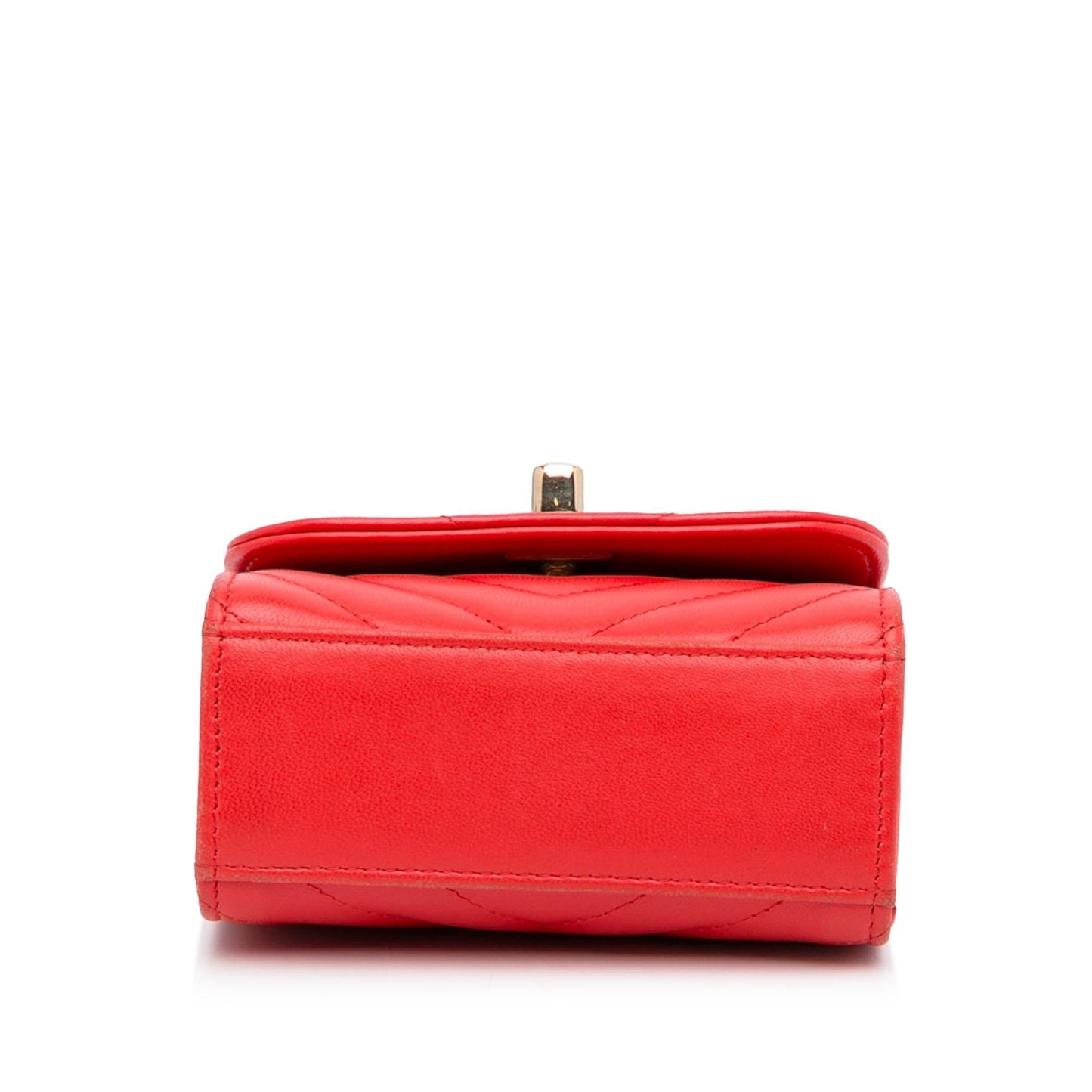 Chanel Mini Chevron Lambskin Trendy CC Chain Wallet (SHG-ziWYA0)