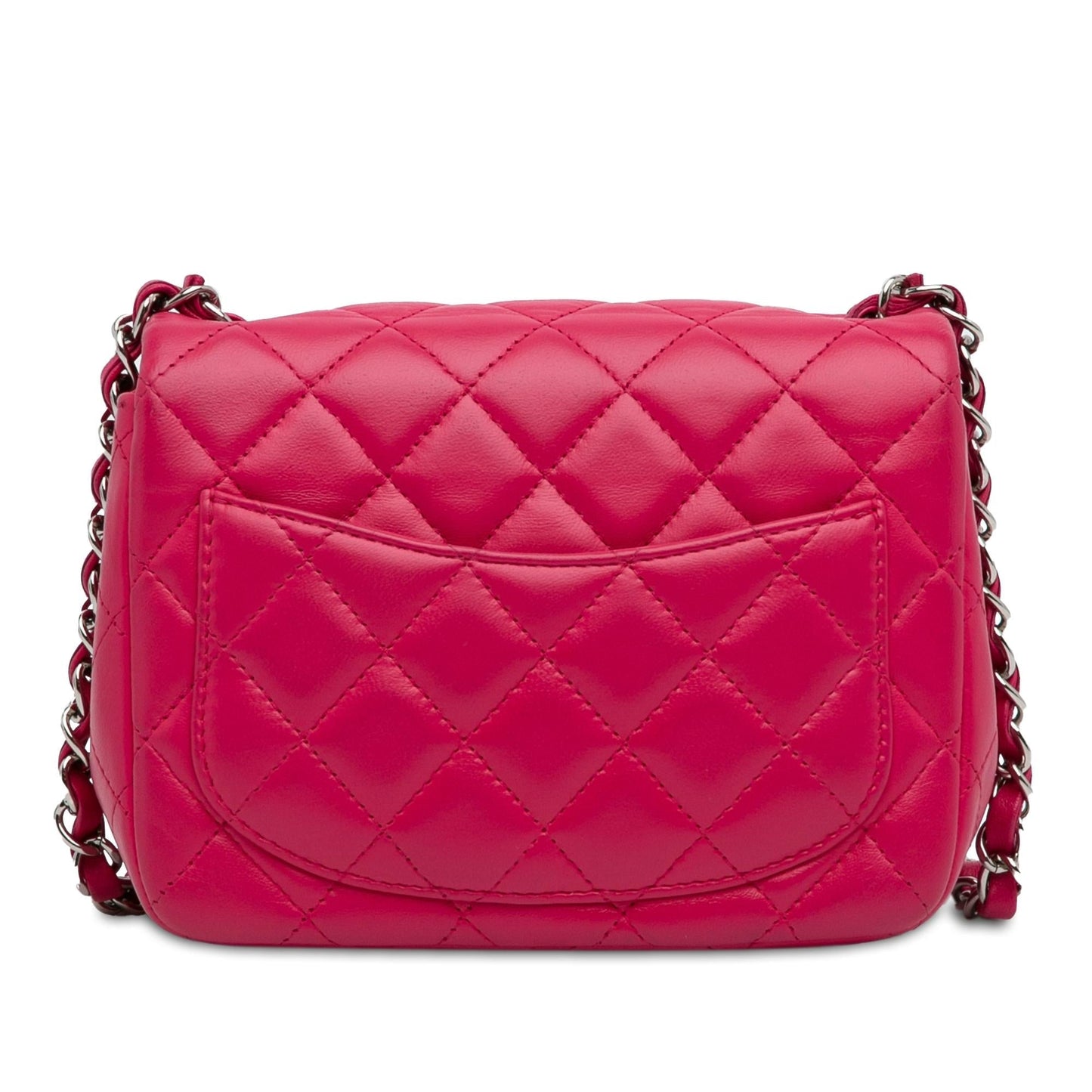 Chanel Mini Classic Lambskin Square Single Flap (SHG-w1g0FJ)