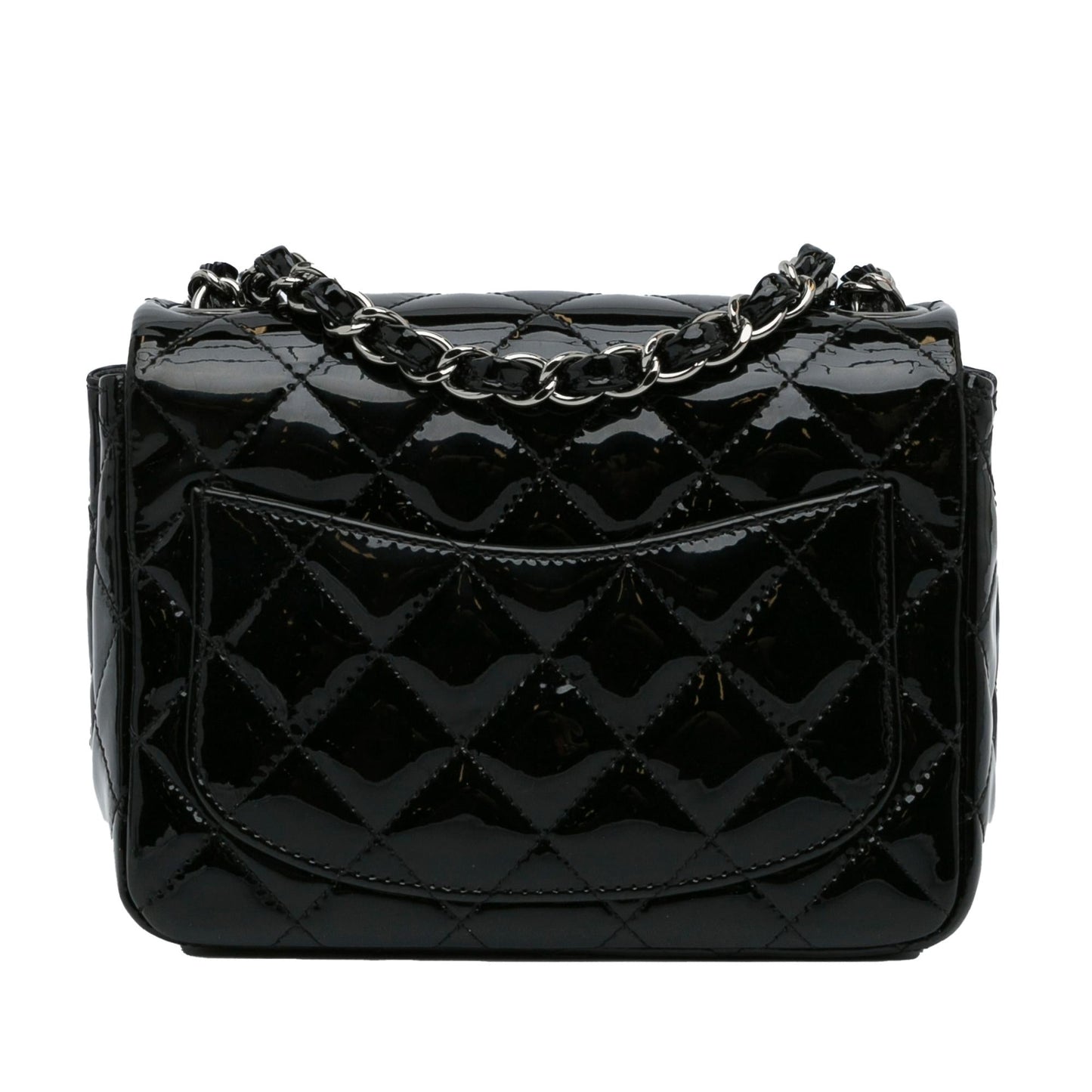 Chanel Mini Classic Square Patent Single Flap