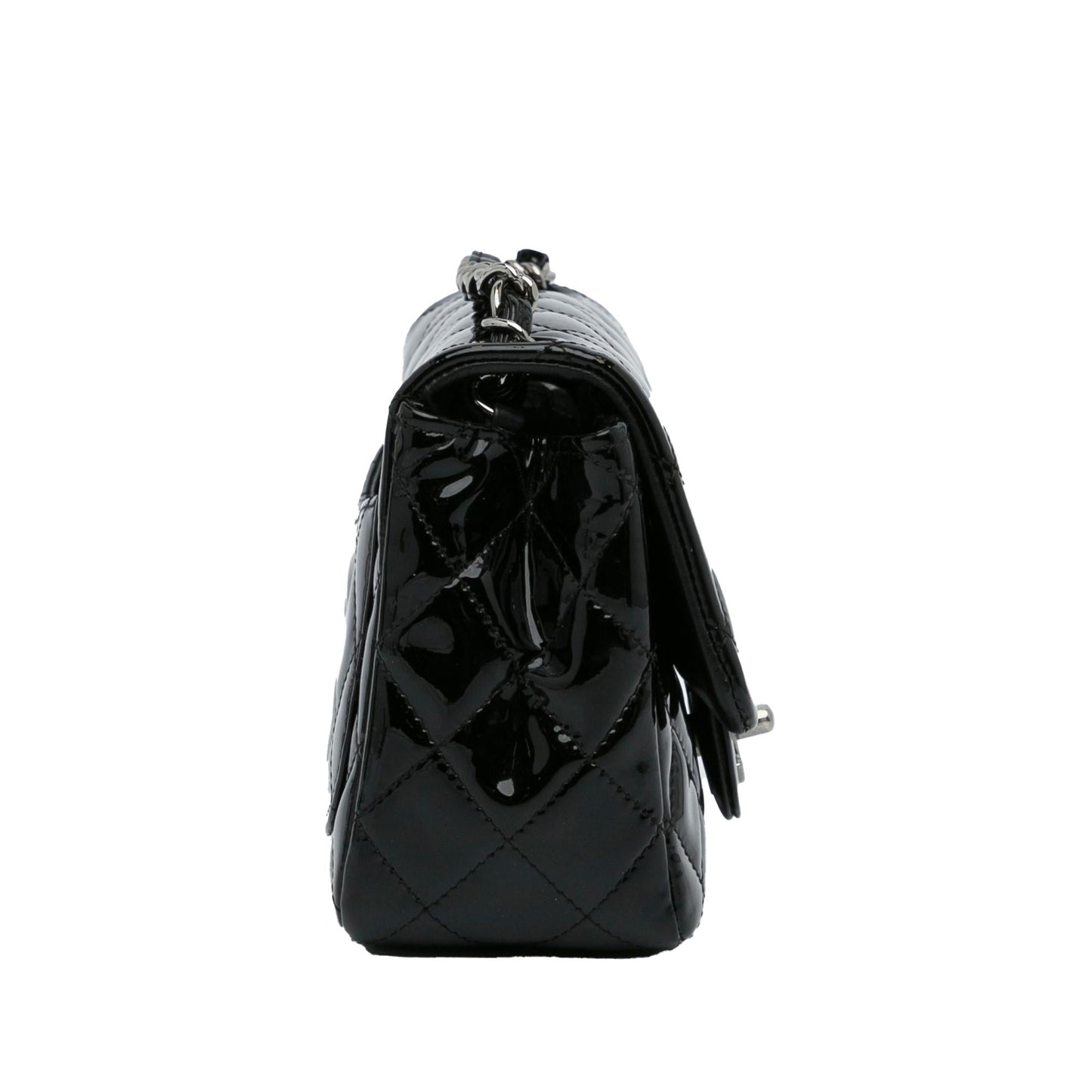 Chanel Mini Classic Square Patent Single Flap