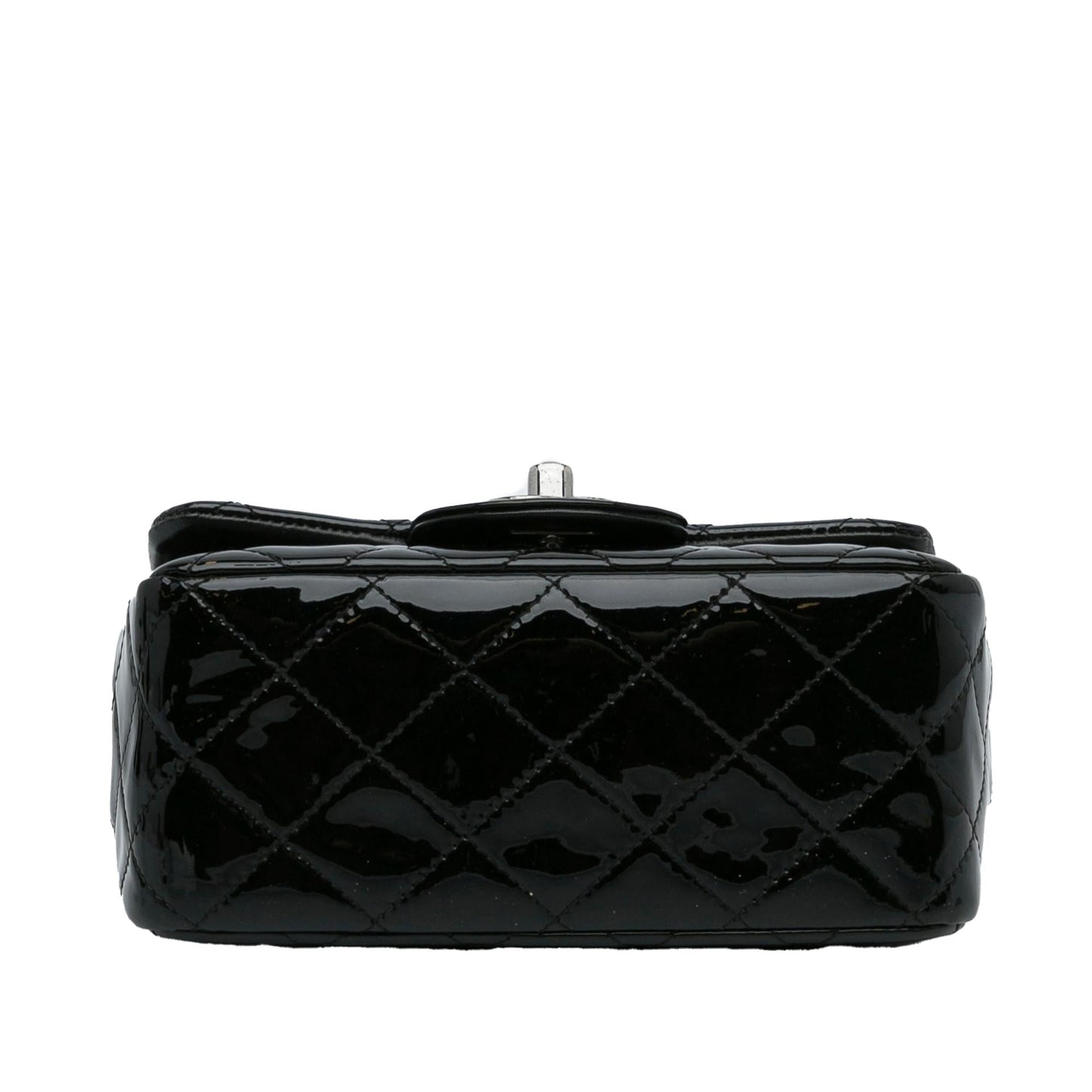 Chanel Mini Classic Square Patent Single Flap