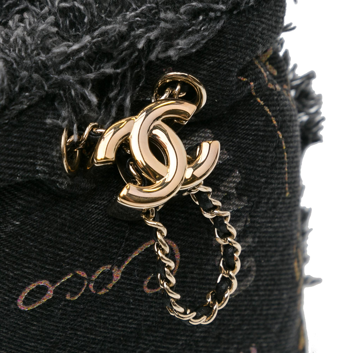 Chanel Mini Denim Mood Bucket with Chain (SHG-oUrCJ6)