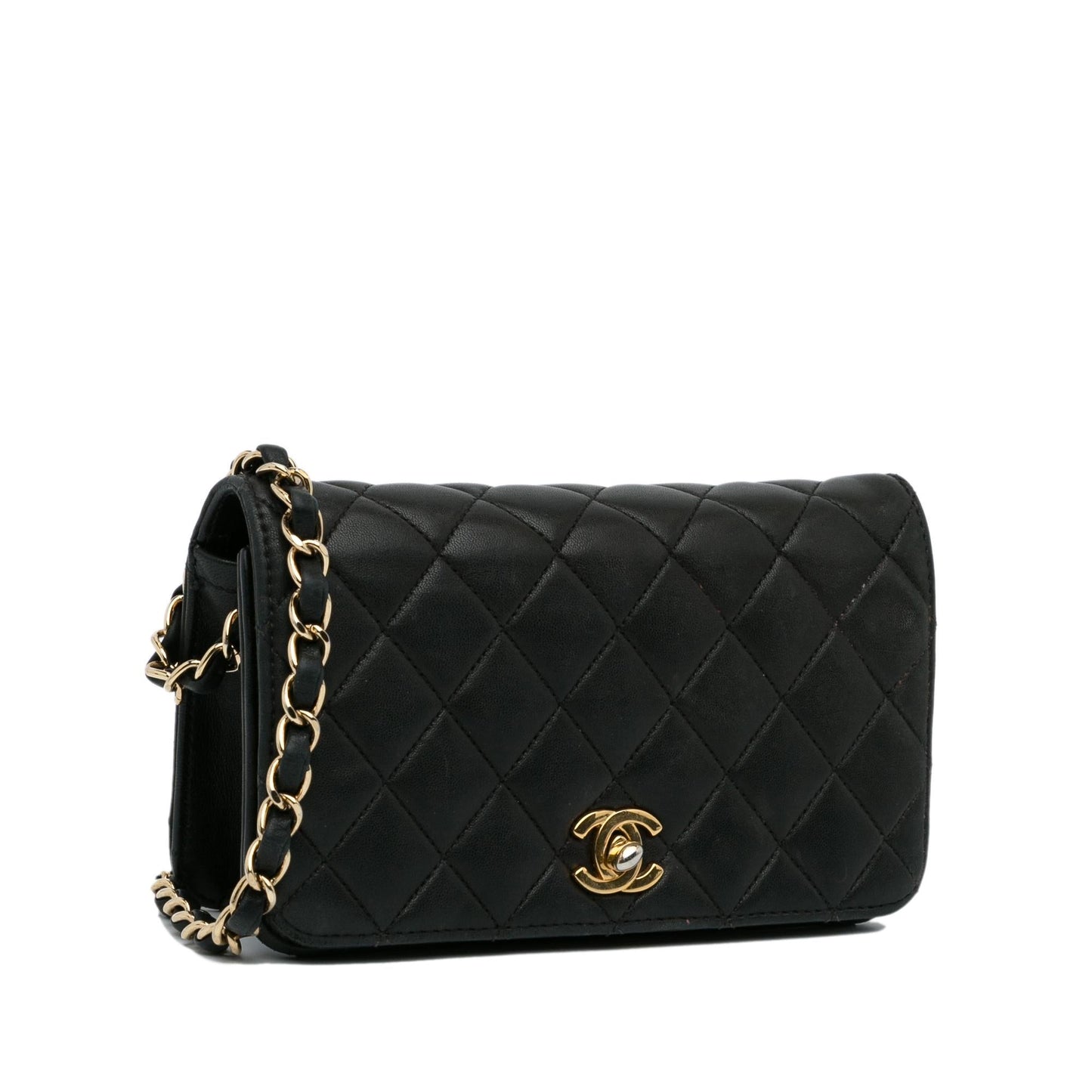 Chanel Mini Full Flap Crossbody (SHG-KirBUf)