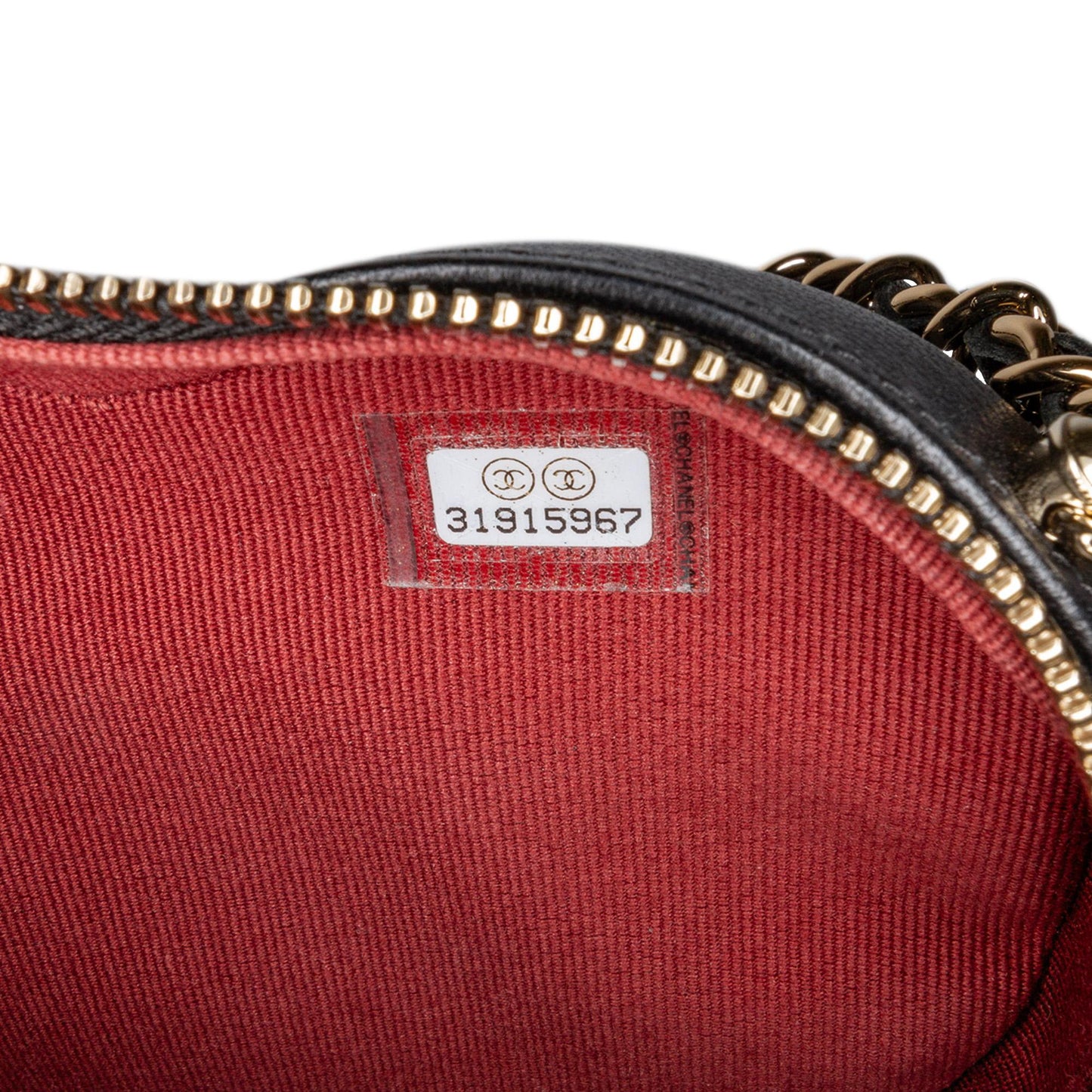 Chanel Mini Lambskin CC in Love Heart Crossbody (SHG-sVVejX)