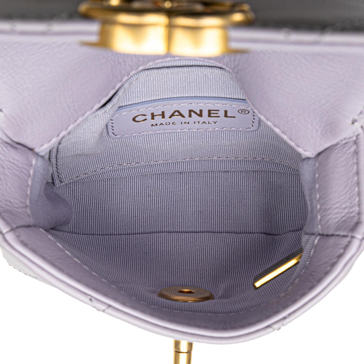 Chanel Mini Quilted Calfskin Framing Chain Flap (SHG-f0Hbht)