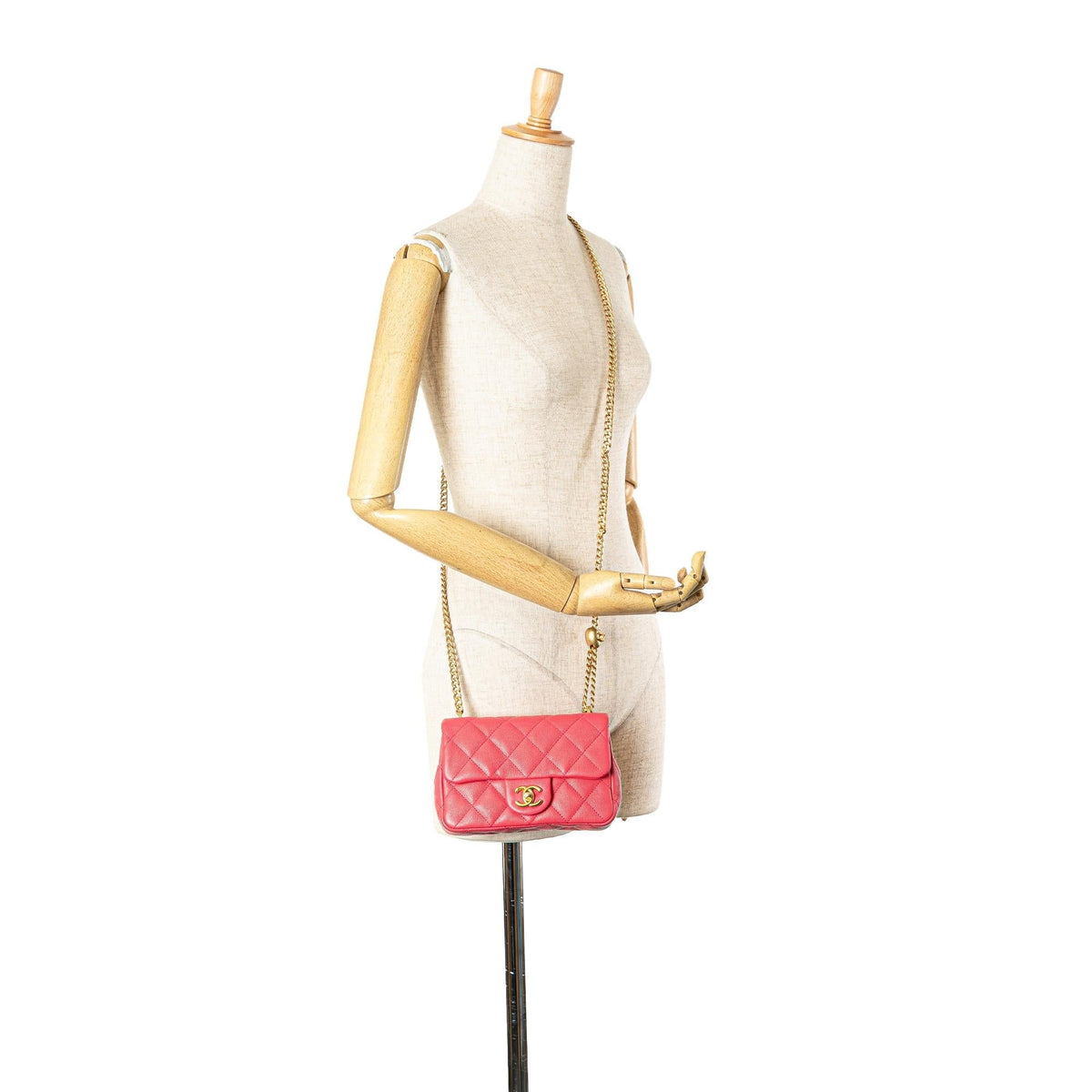 Chanel Mini Quilted Caviar Sweetheart Flap (SHG-cyCm3O)