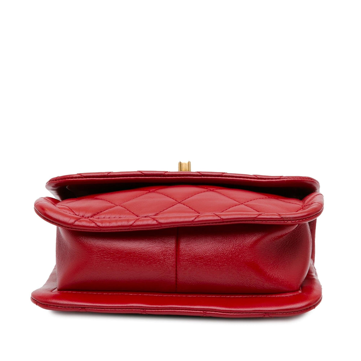Chanel Mini Quilted Lambskin Soft Square Flap (SHG-mDuPZD)