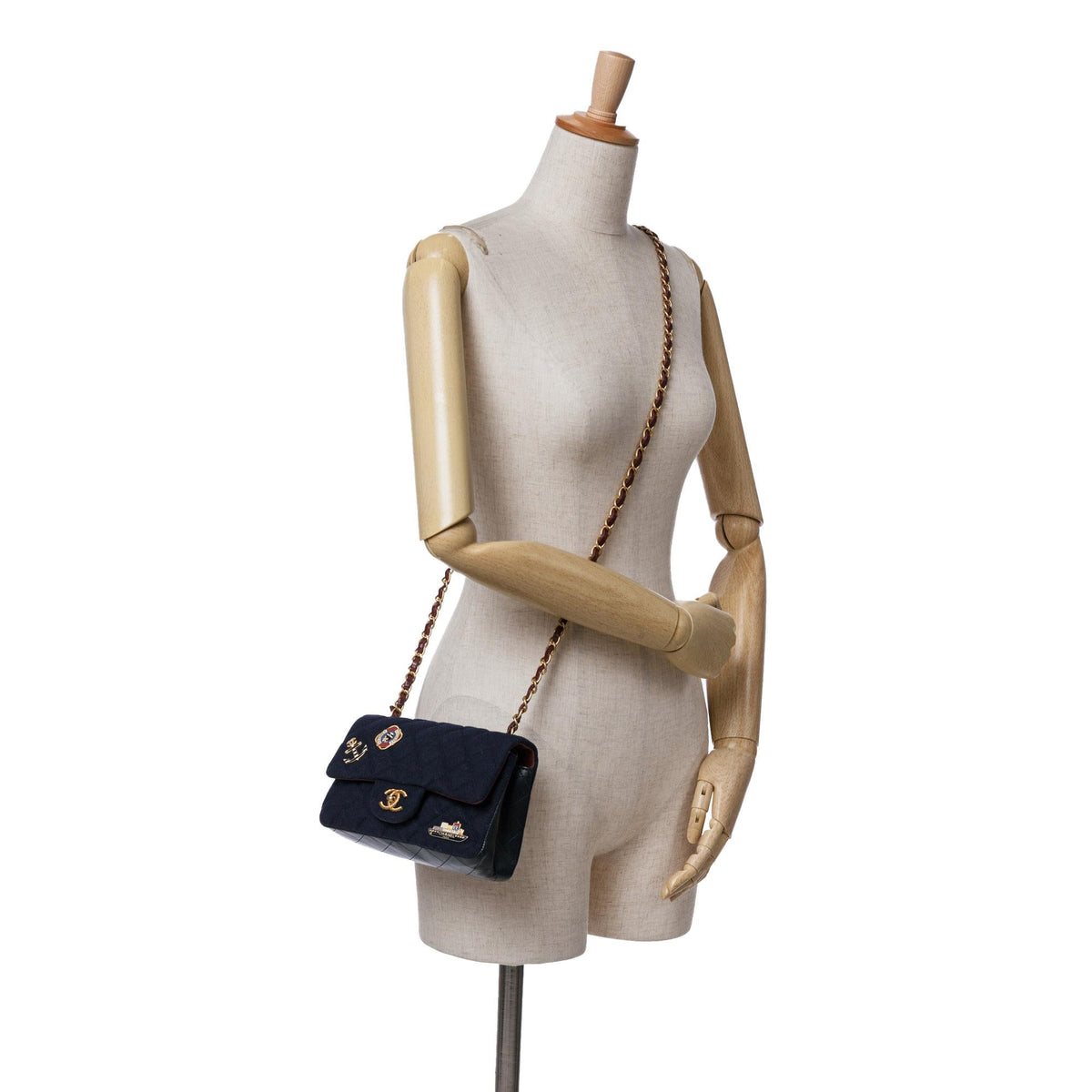 Chanel Mini Rectangular Classic Jersey Sailor Single Flap (SHG-7M1Kvp)