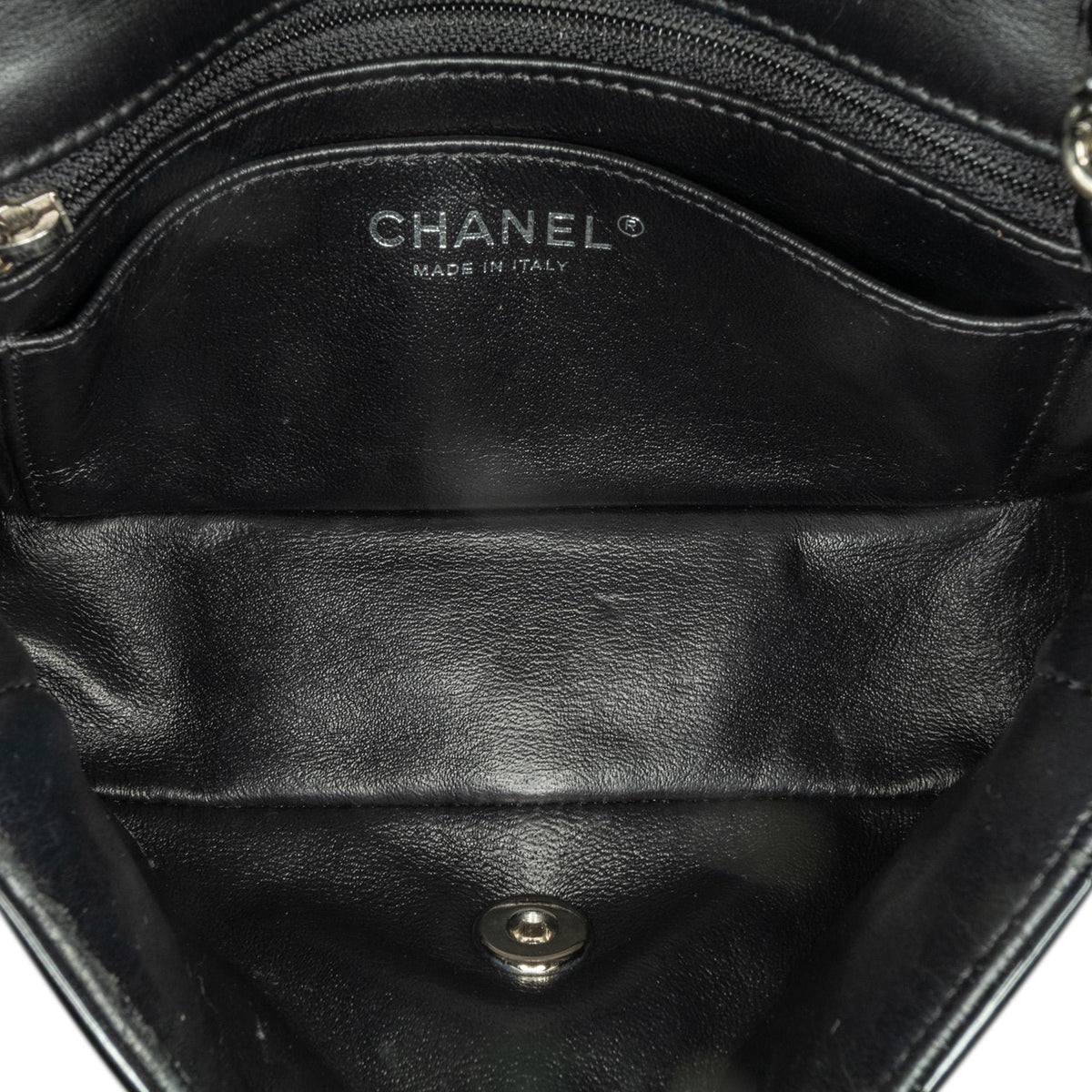 Chanel Mini Rectangular Classic Patent Single Flap (SHG-5JDrQh)