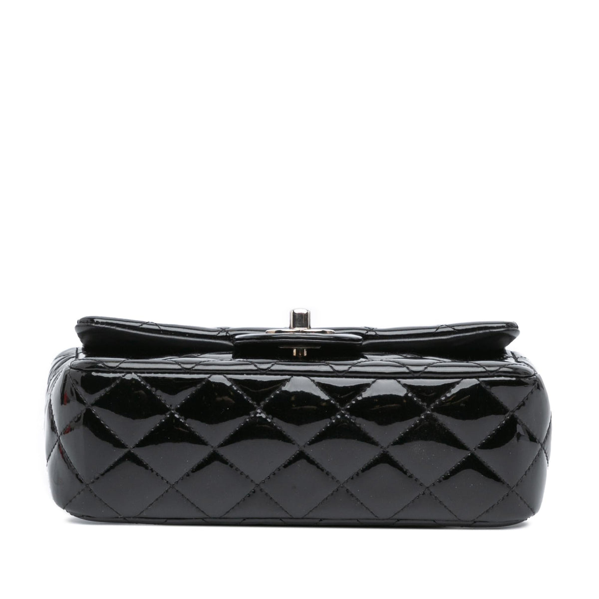 Chanel Mini Rectangular Classic Patent Single Flap (SHG-xkoEHG)