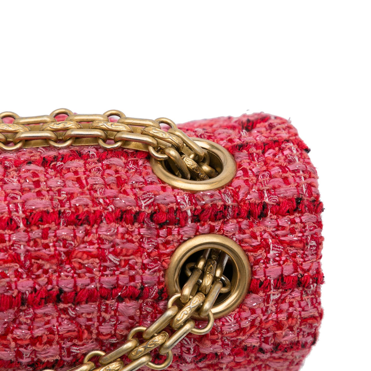 Chanel Mini Rectangular Tweed Reissue Single Flap (SHG-gJDjoh)