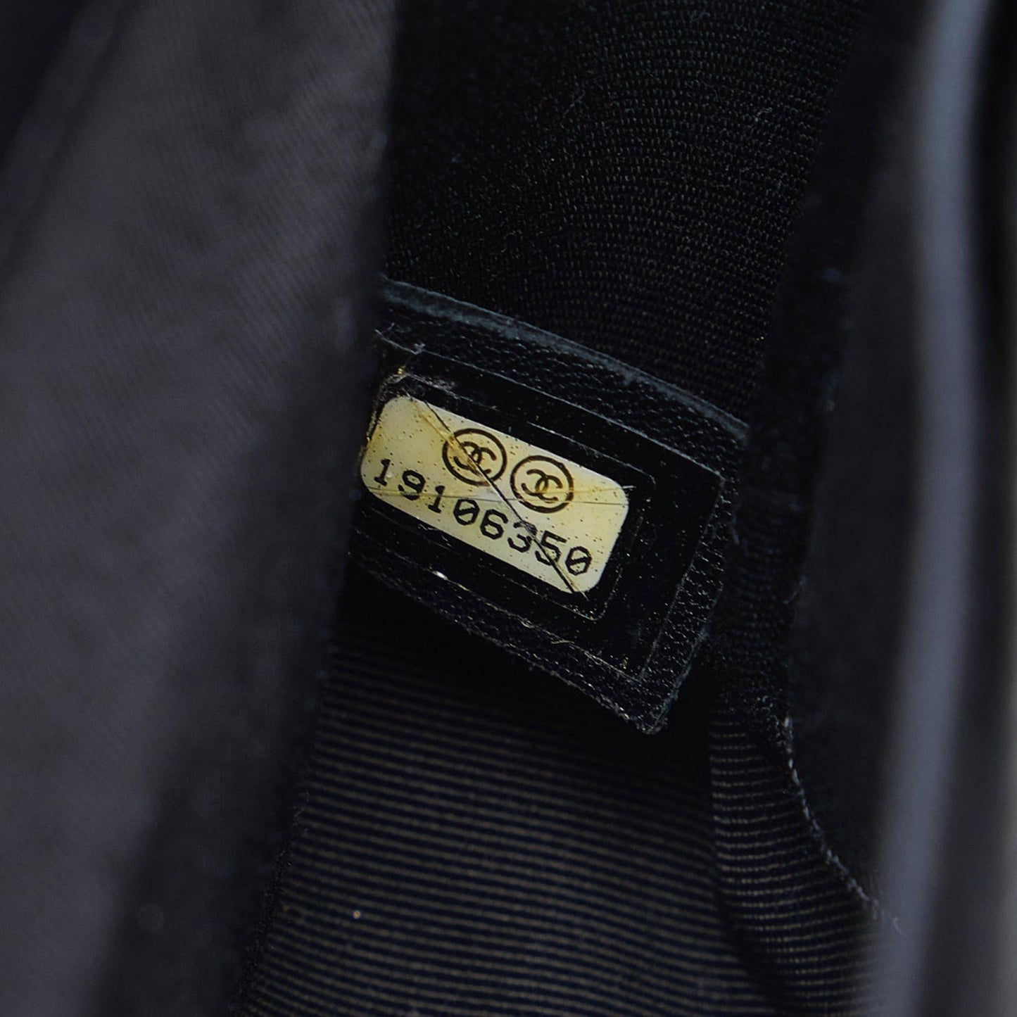 Chanel Mini Square Calfskin Graphic Flap Crossbody Bag (SHG-ohBUDA)