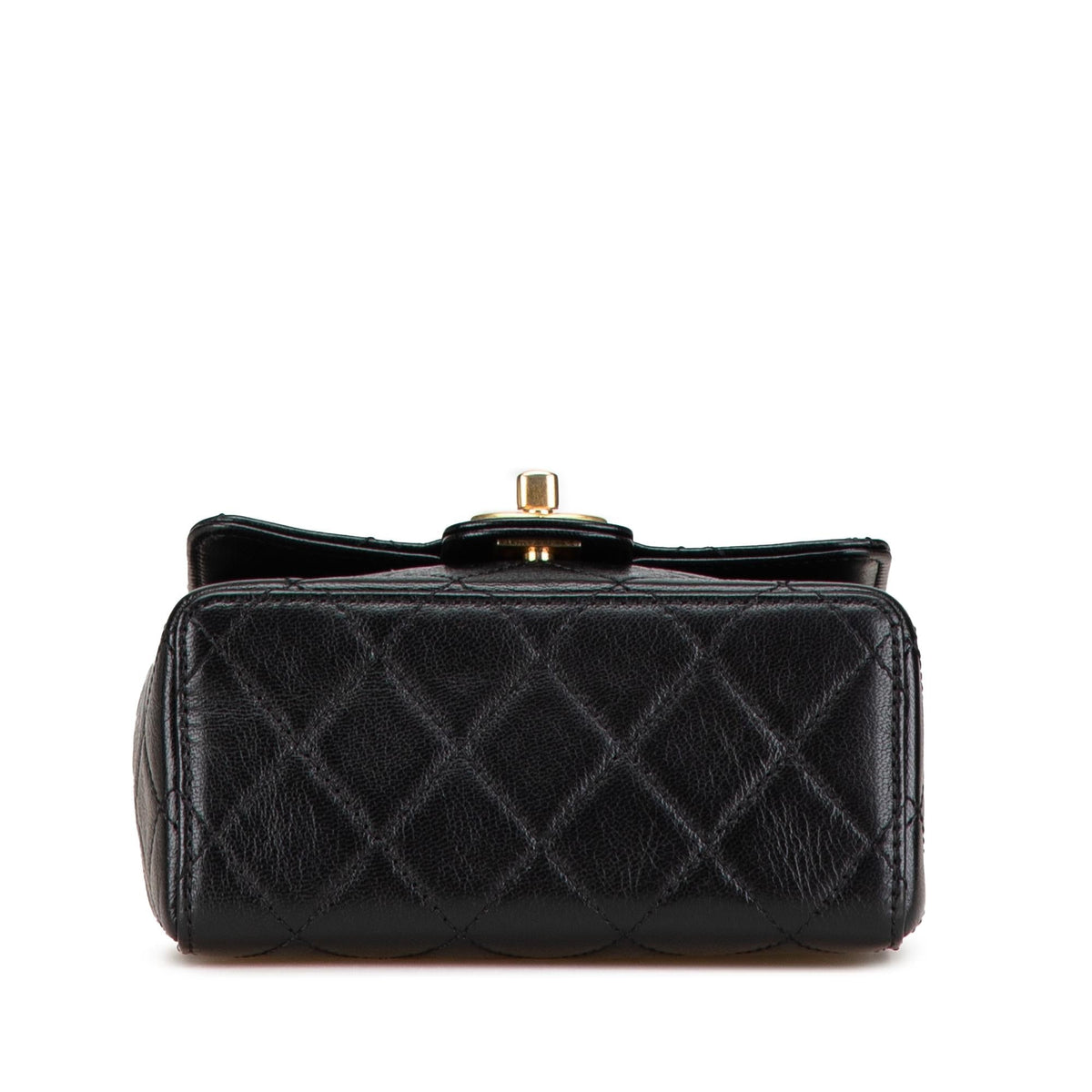 Chanel Mini Square Classic Goatskin Retro Flap (SHG-seV8h1)