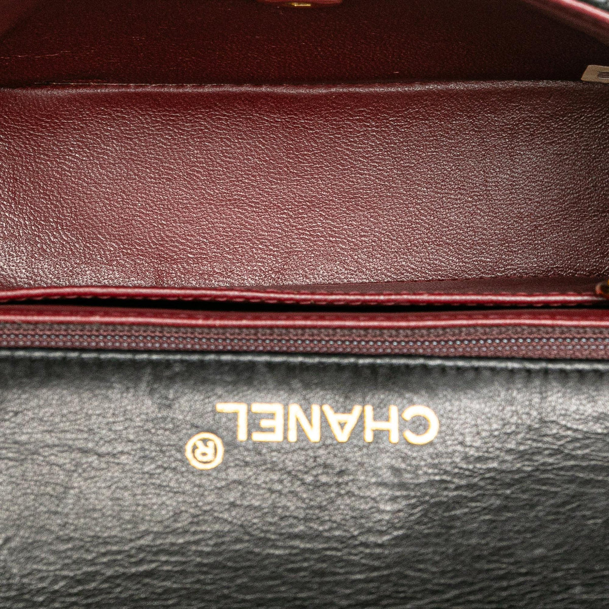 Chanel Mini Square Classic Lambskin Single Flap (SHG-uffUKC)