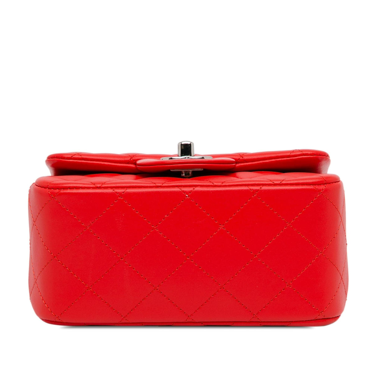 Chanel Mini Square Classic Lambskin Single Flap (SHG-FLXdst)