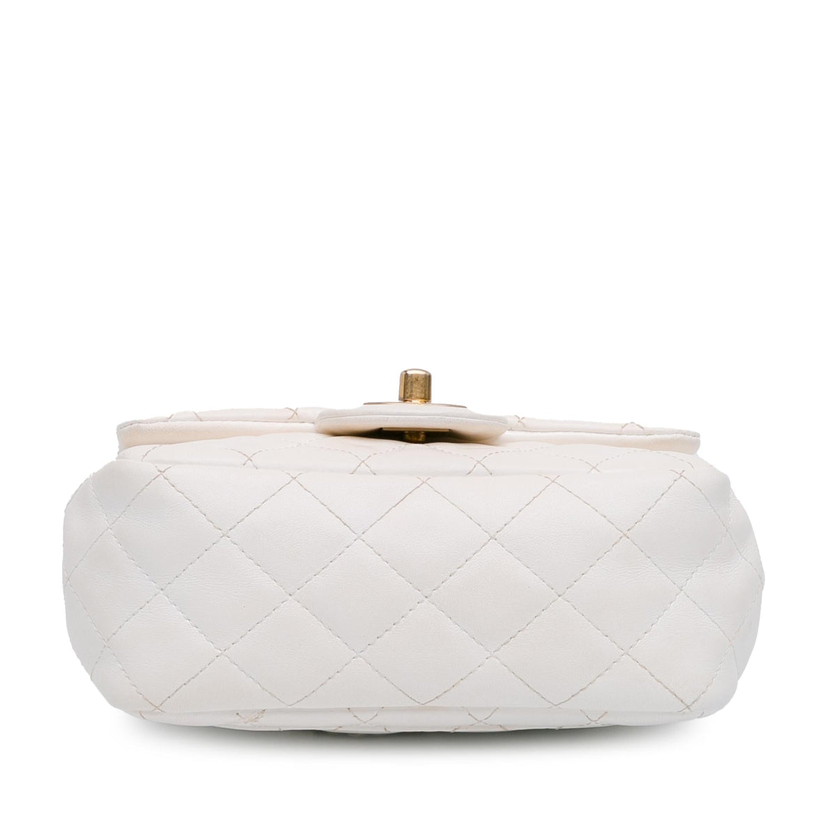 Chanel Mini Square Lambskin Romance Single Flap (SHG-RT5Rup)