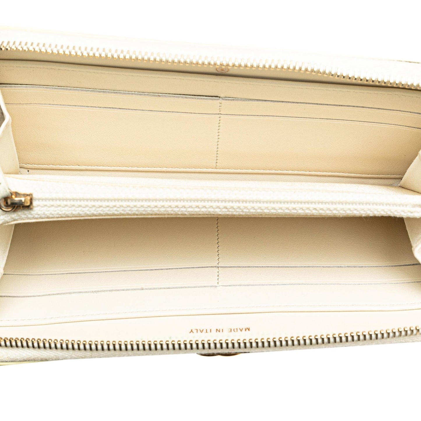 Chanel Mixed Leather Chevron Boy Zip Around Wallet (SHG-QO5G3I)