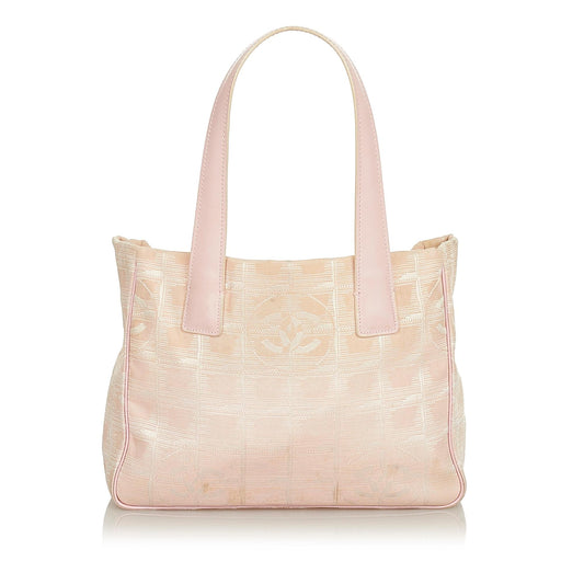 Chanel New Travel Line Canvas Tote Bag (SHG-25307)