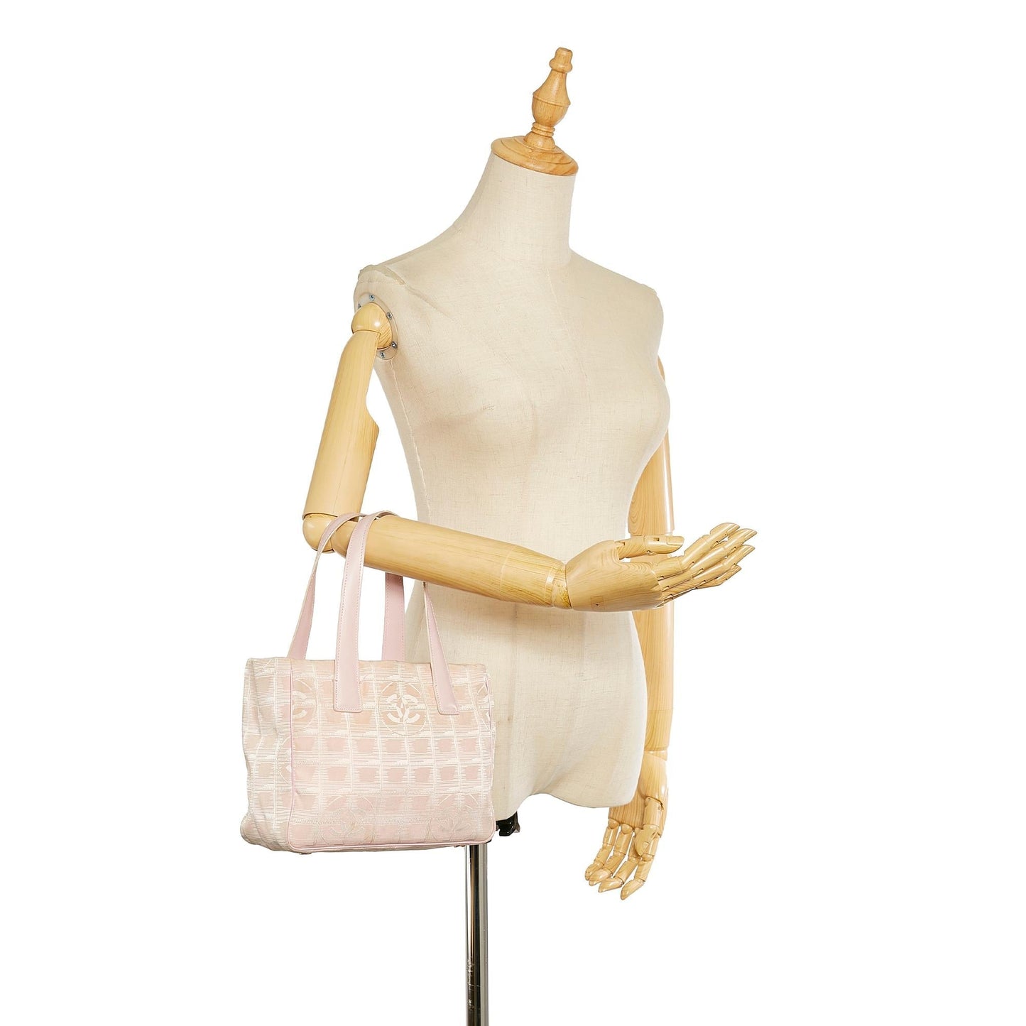 Chanel New Travel Line Canvas Tote Bag (SHG-25307)