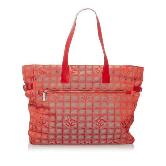 Chanel New Travel Line Nylon Tote Bag (SHG-29519)