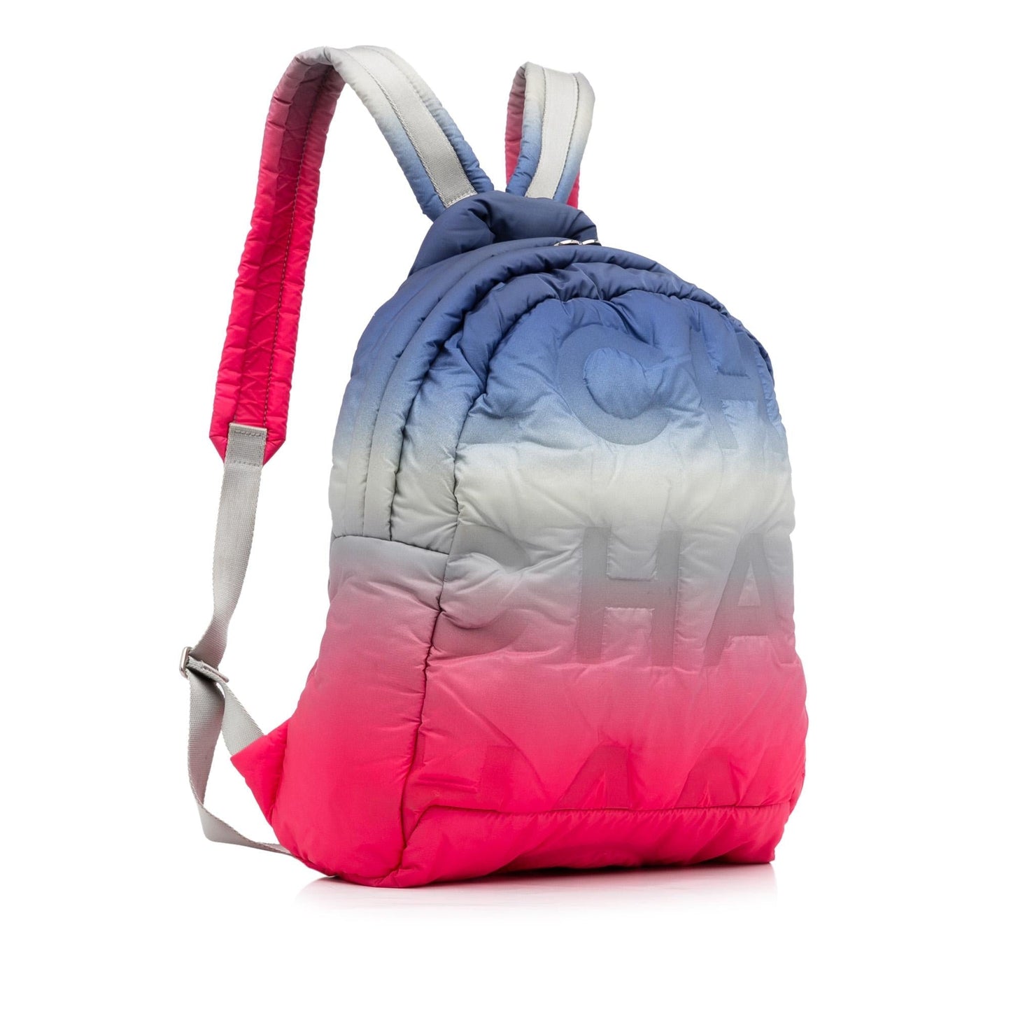 Chanel Nylon Embossed Doudoune Backpack (SHG-gUfGCc)